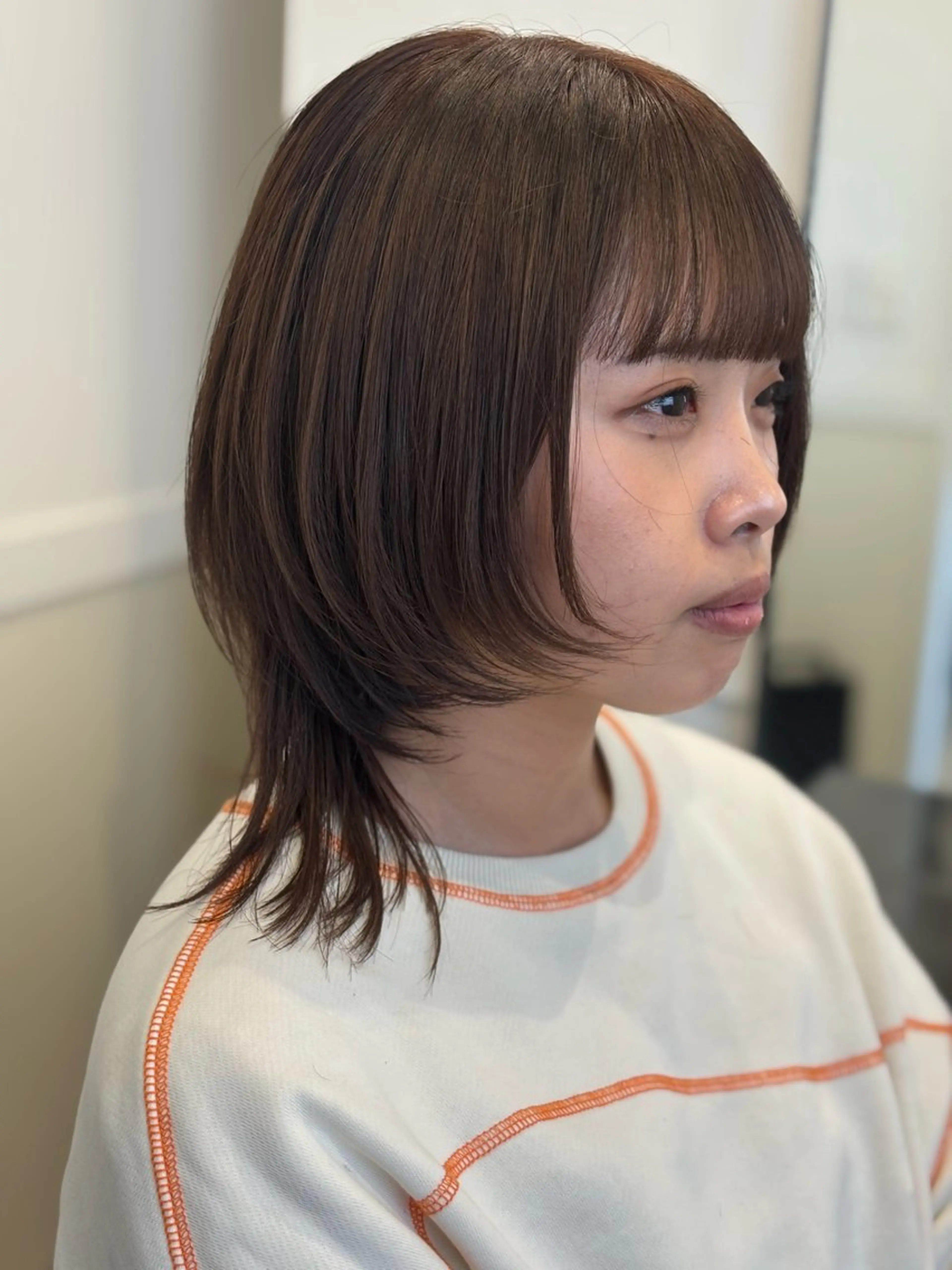 セミロング カラー カット ヘアカラー トリートメント Go   Today シェアサロン　横浜店所属・【ただの天才 🎨】のヘアスタイル