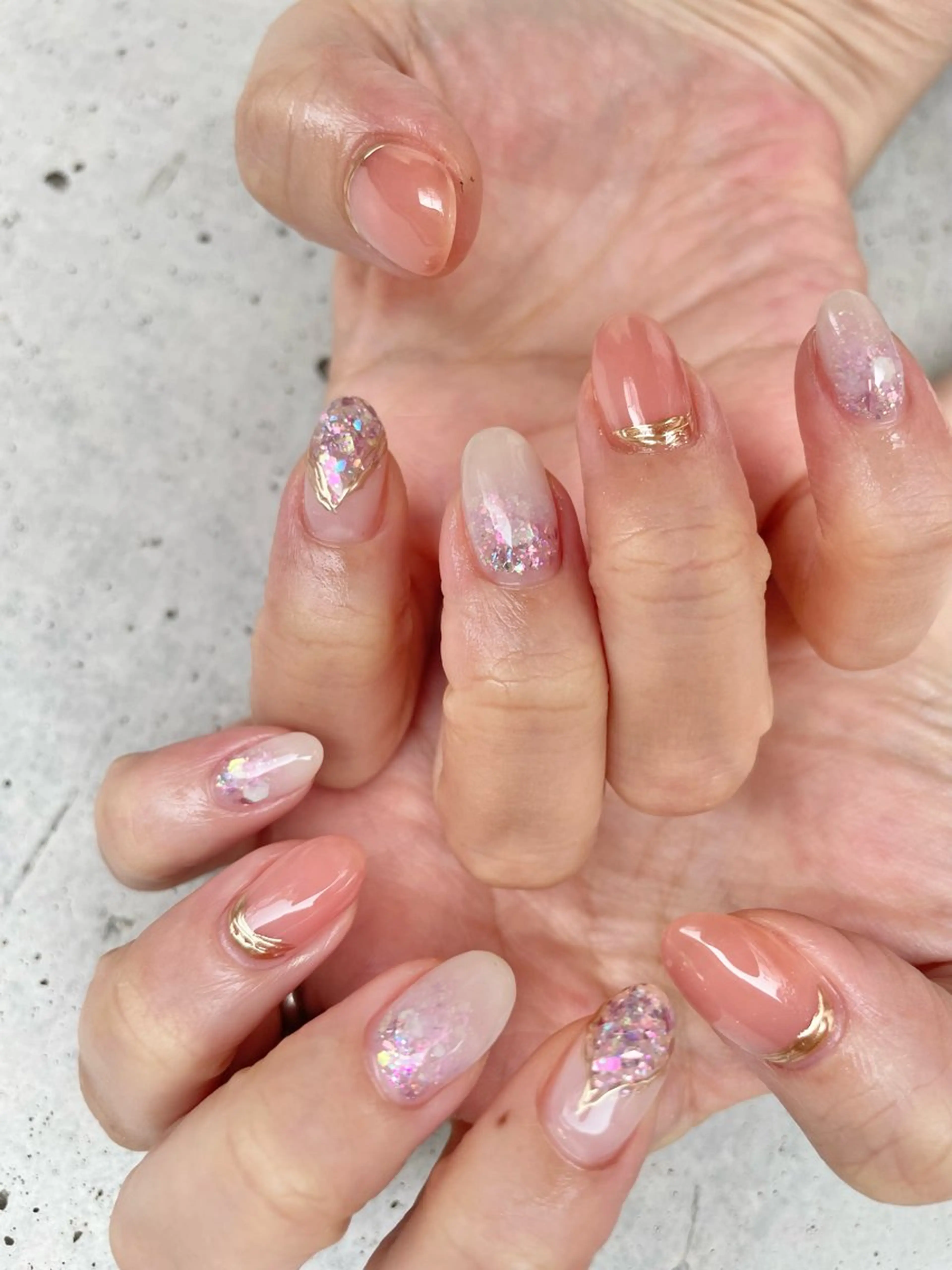ネイル ハンドネイル nail salon Re:na-juのネイルデザイン