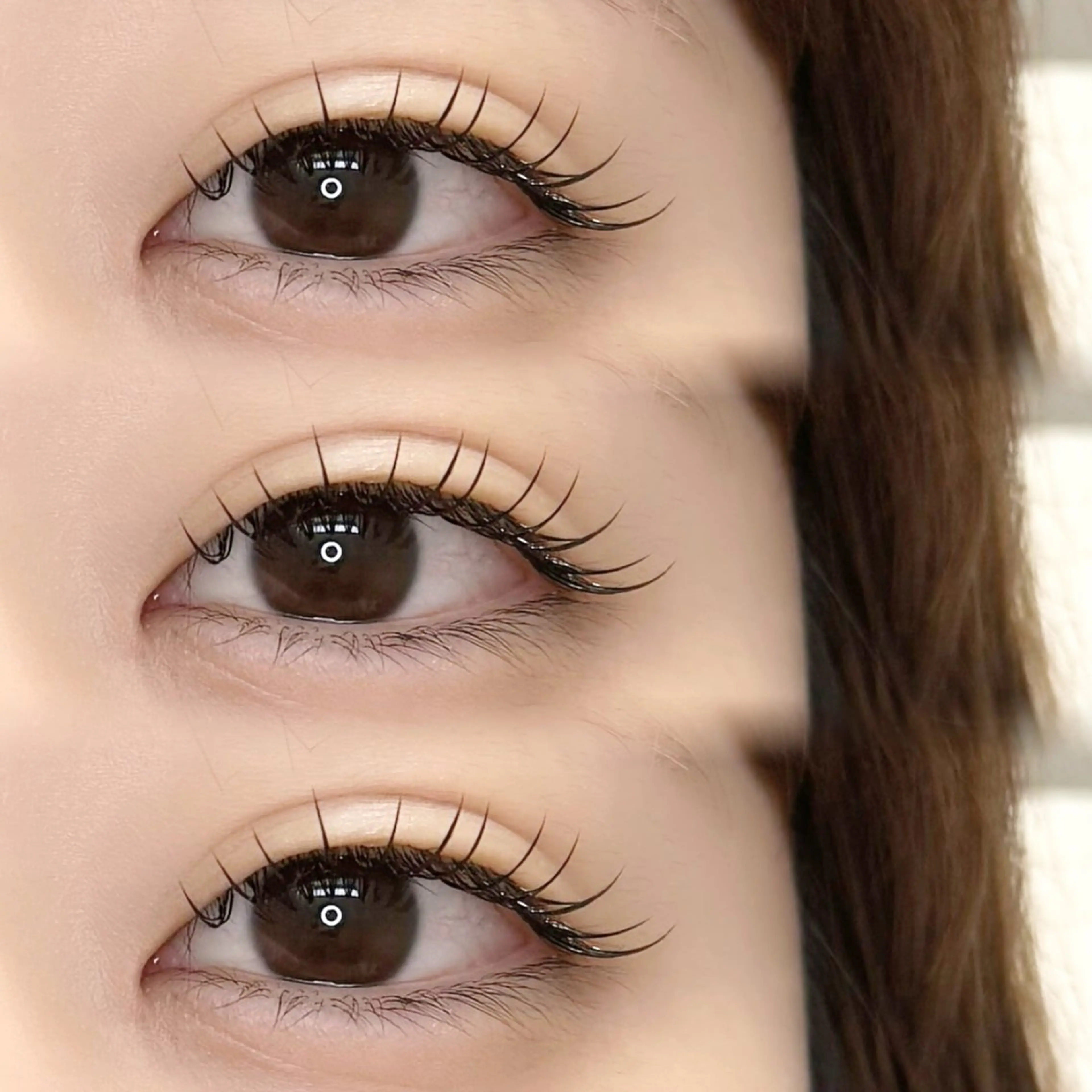 マツエク・マツパ 束感まつ毛 フラットラッシュ マツエク Lowen 野原のマツエク・マツパデザイン