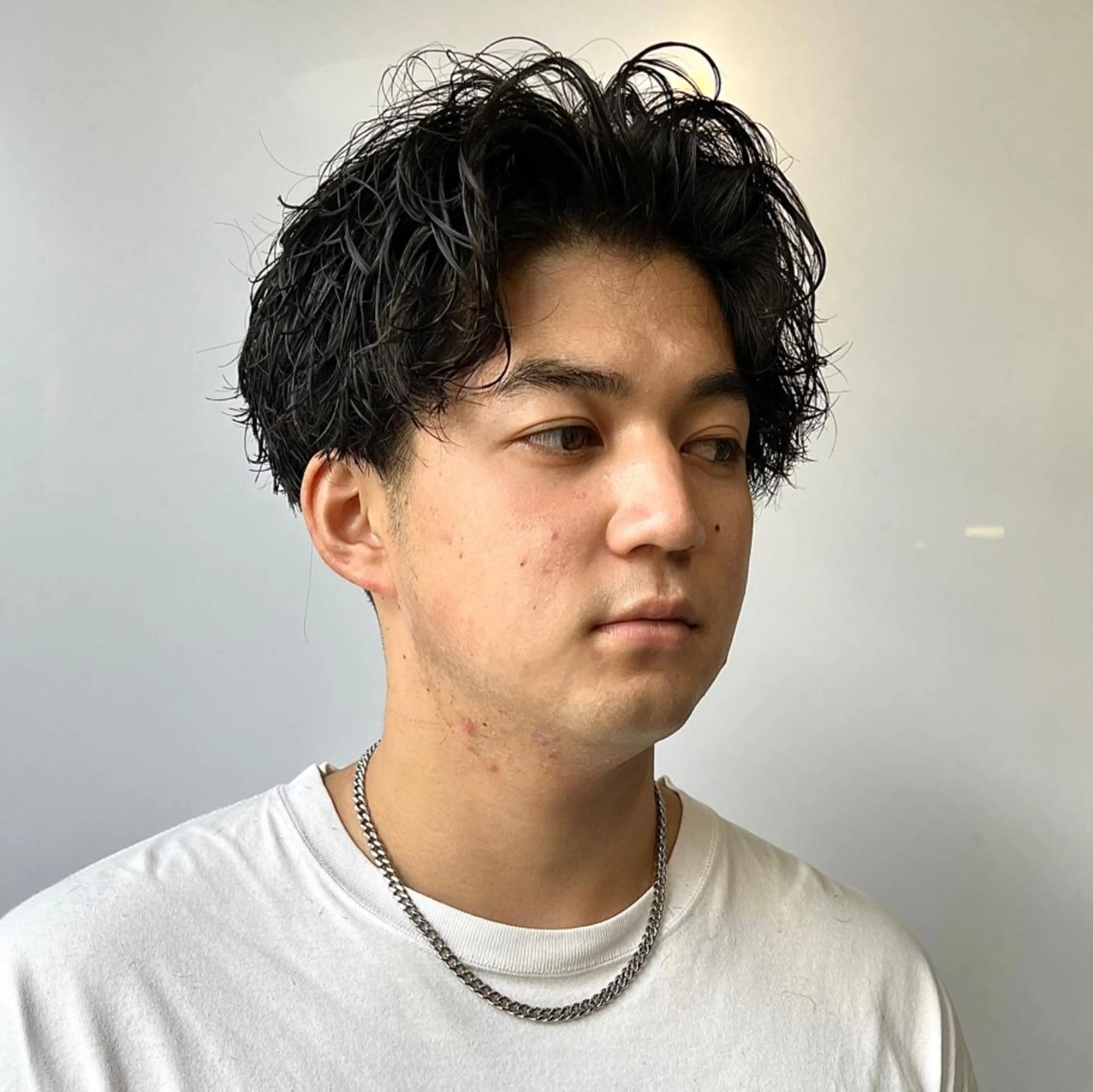 パーマ メンズ カット パーマ 猪原 海斗メンズパーマのヘアスタイル