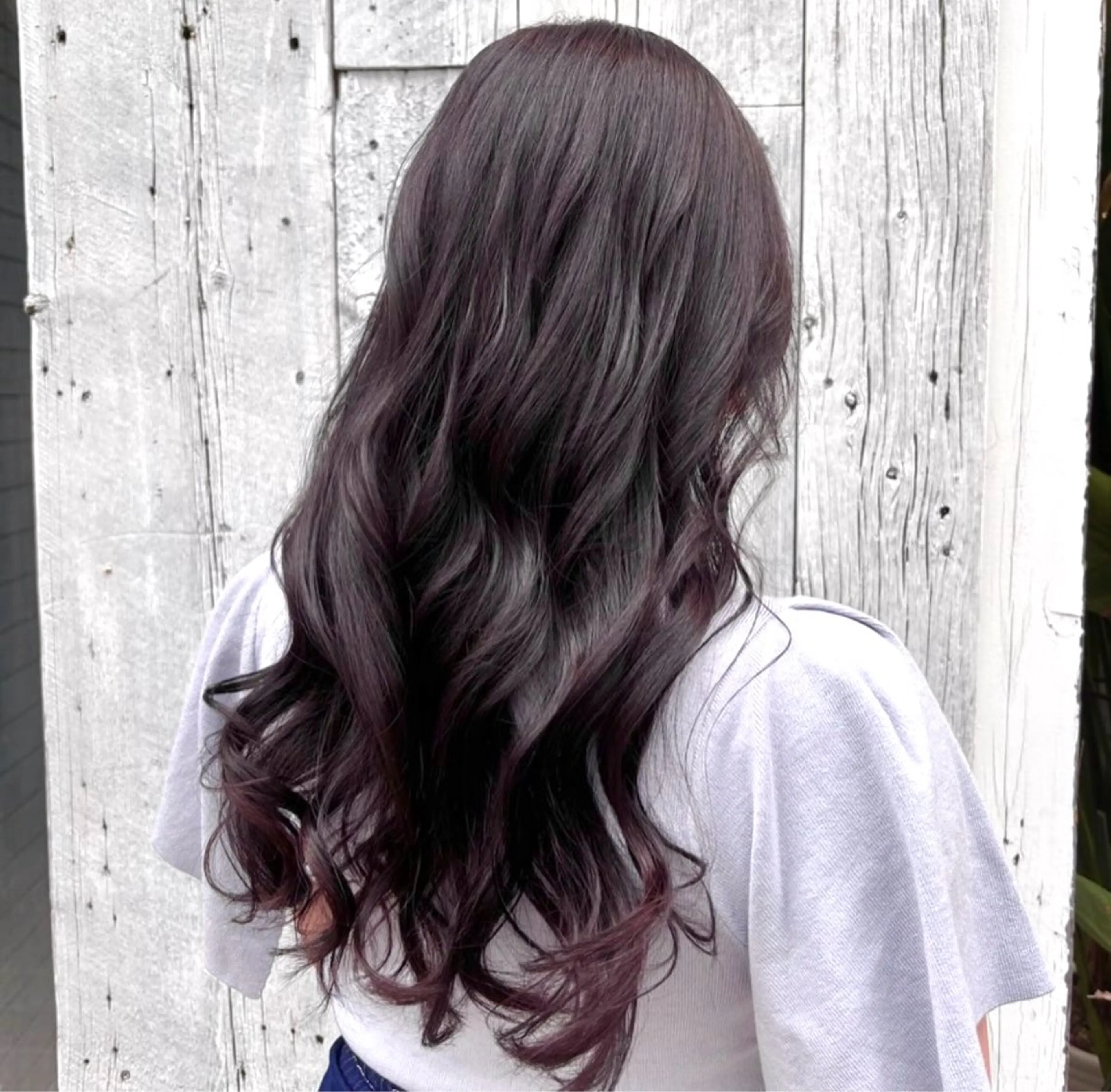ロング パープルカラー 寒色デザイン🧊 🫧倉爪歩実のヘアスタイル