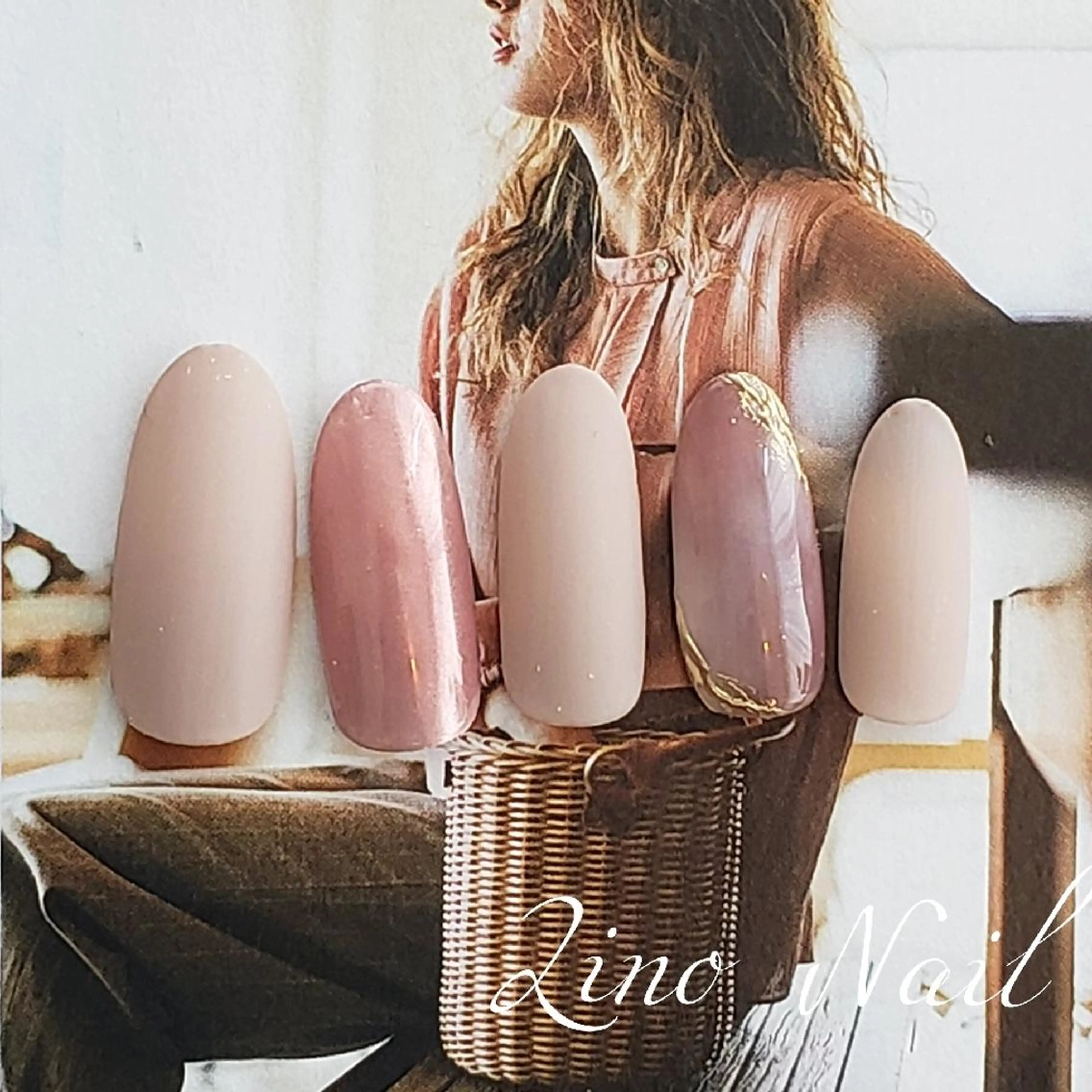 ネイル カジュアル ジェルネイル マットネイル ミラーネイル ニュアンスネイル ハンドネイル Lino Nailのネイルデザイン