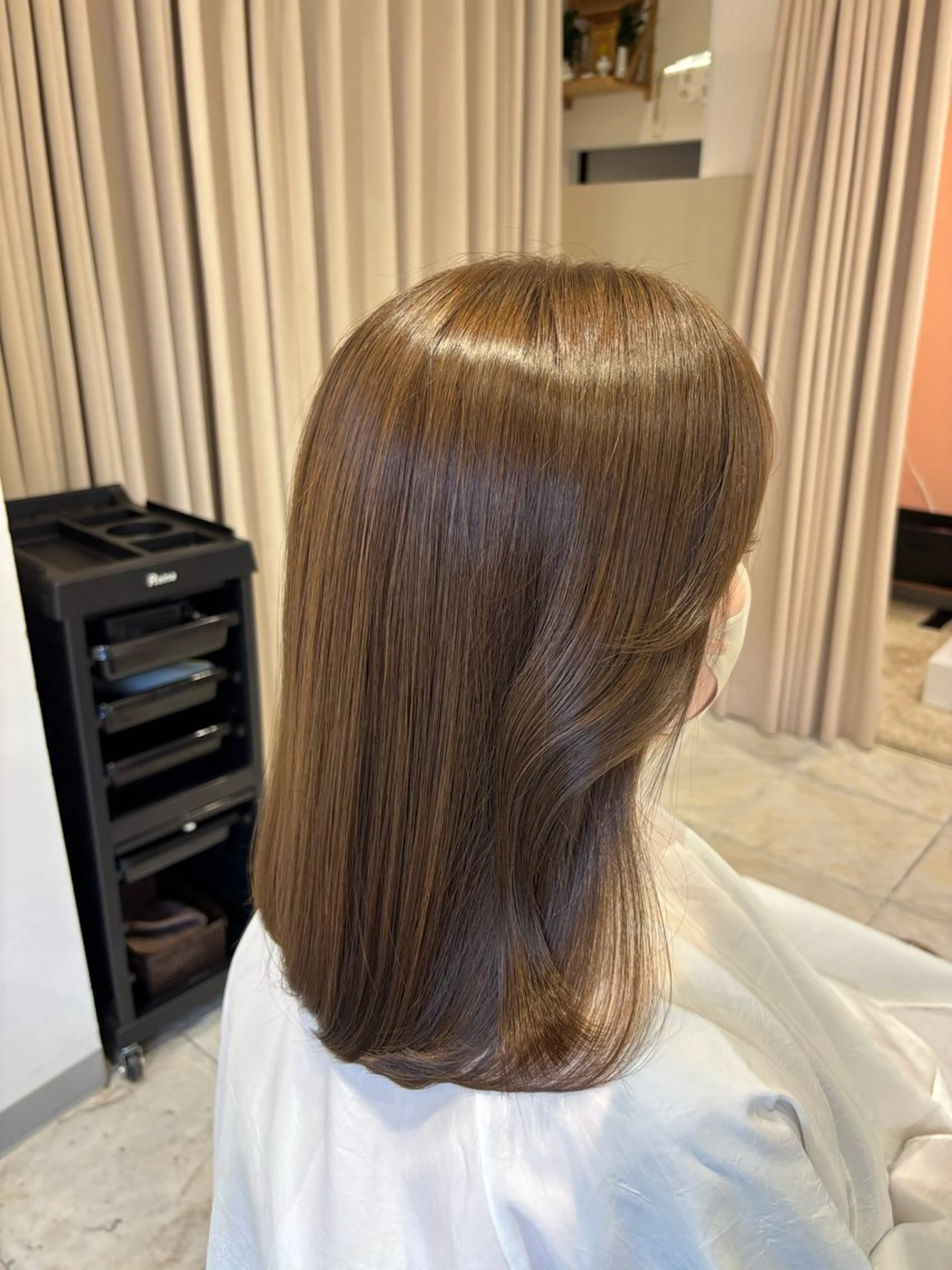 ミディアム カラー レシェル桑名店所属・レシェル桑名店 RINAのヘアスタイル