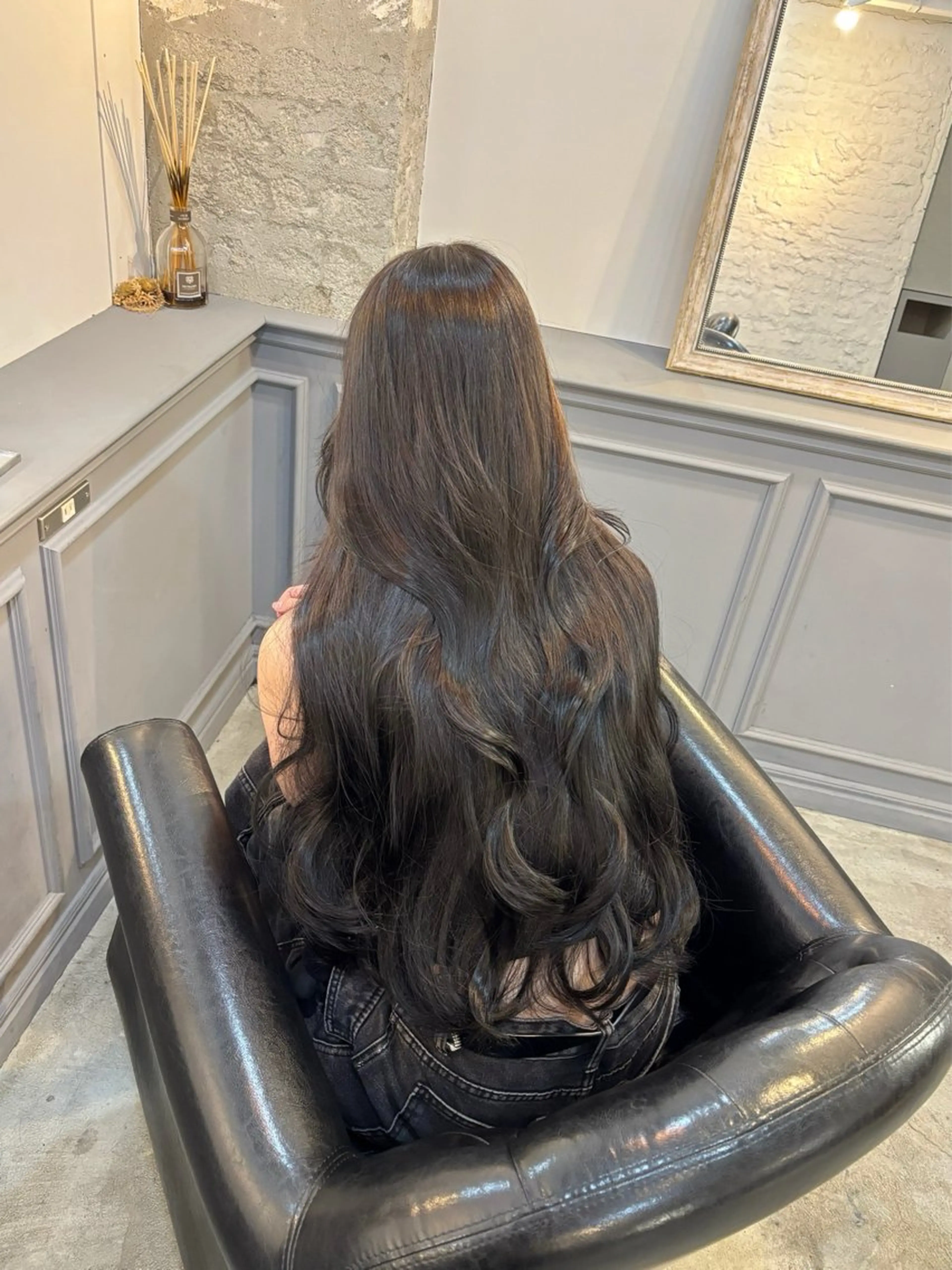 ロング カラー ヘアアレンジ ヘアカラー 関口 玲那のヘアスタイル