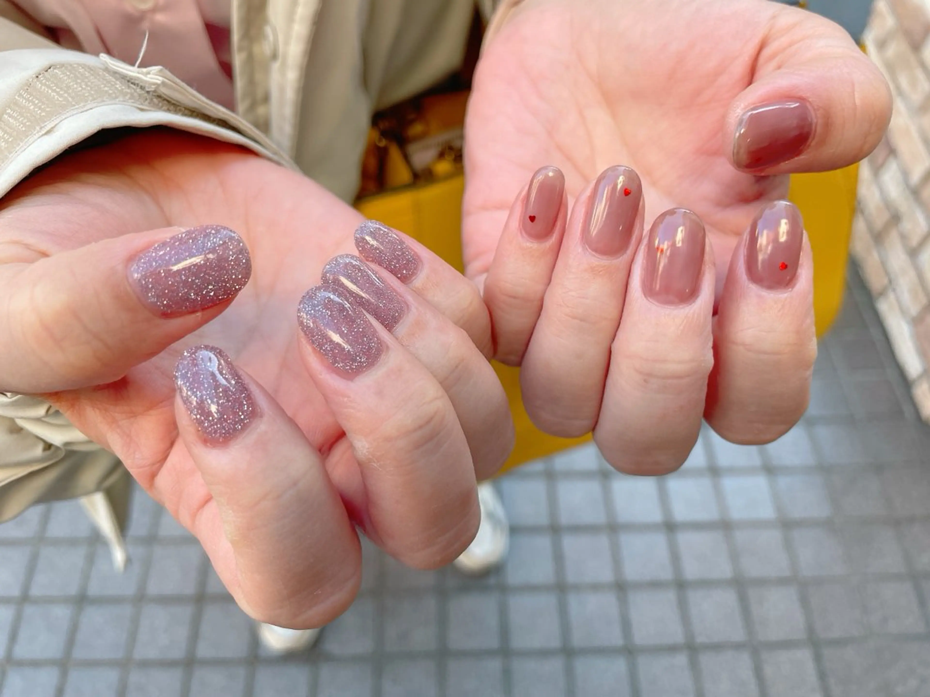 ネイル ジェルネイル ハート パラジェル バレンタイン nailroom  OHANA所属・nailroom OHANA🌴のネイルデザイン