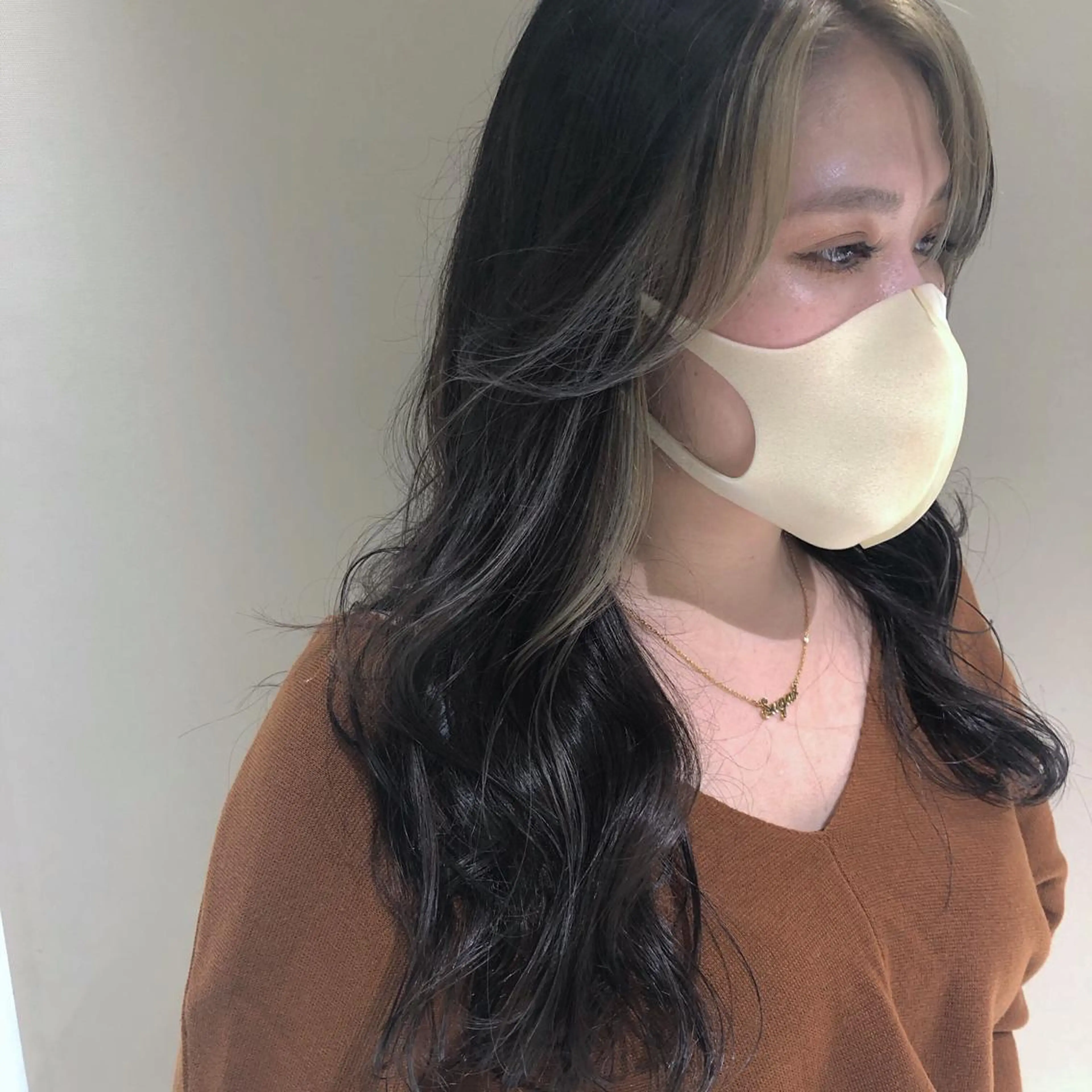 ロング カラー カット ヘアカラー 韓国風ヘア 🇰🇷清水しいなのヘアスタイル