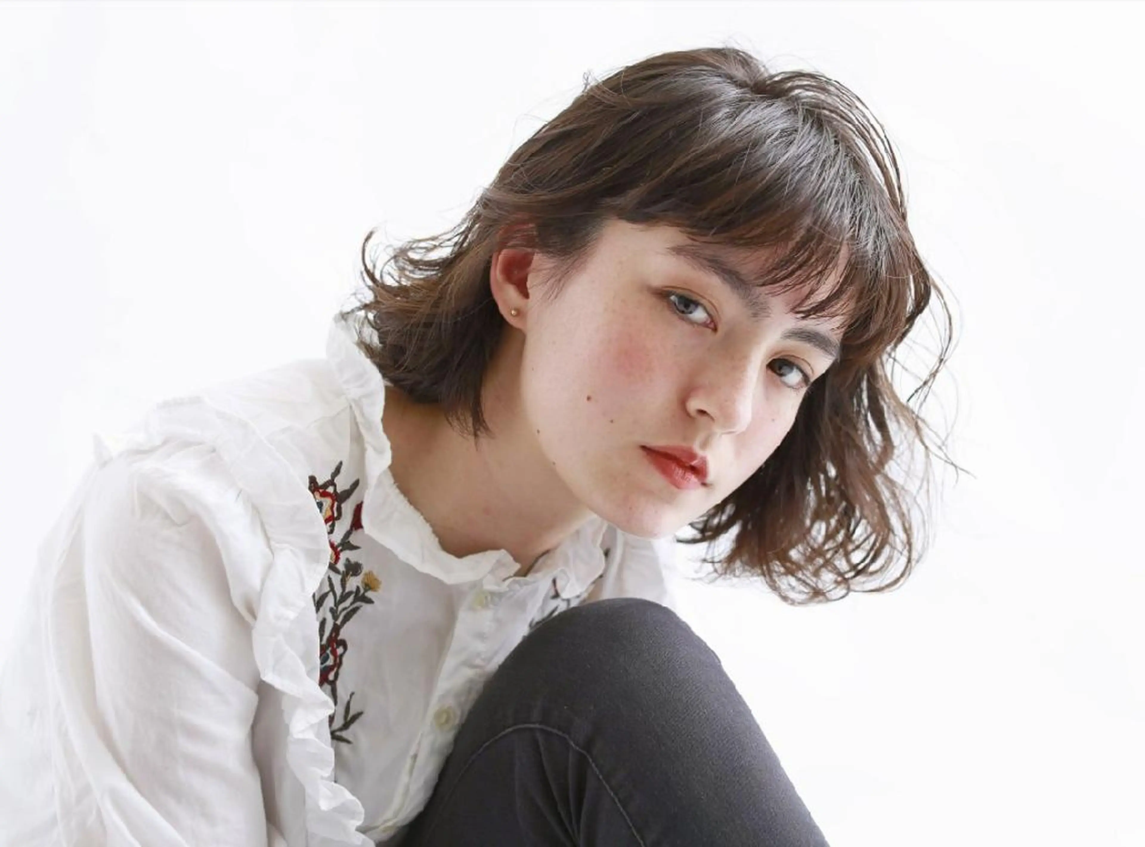 パーマ ショート メゾンブランアヴェダ所属・ホリウチ ユキエのヘアスタイル