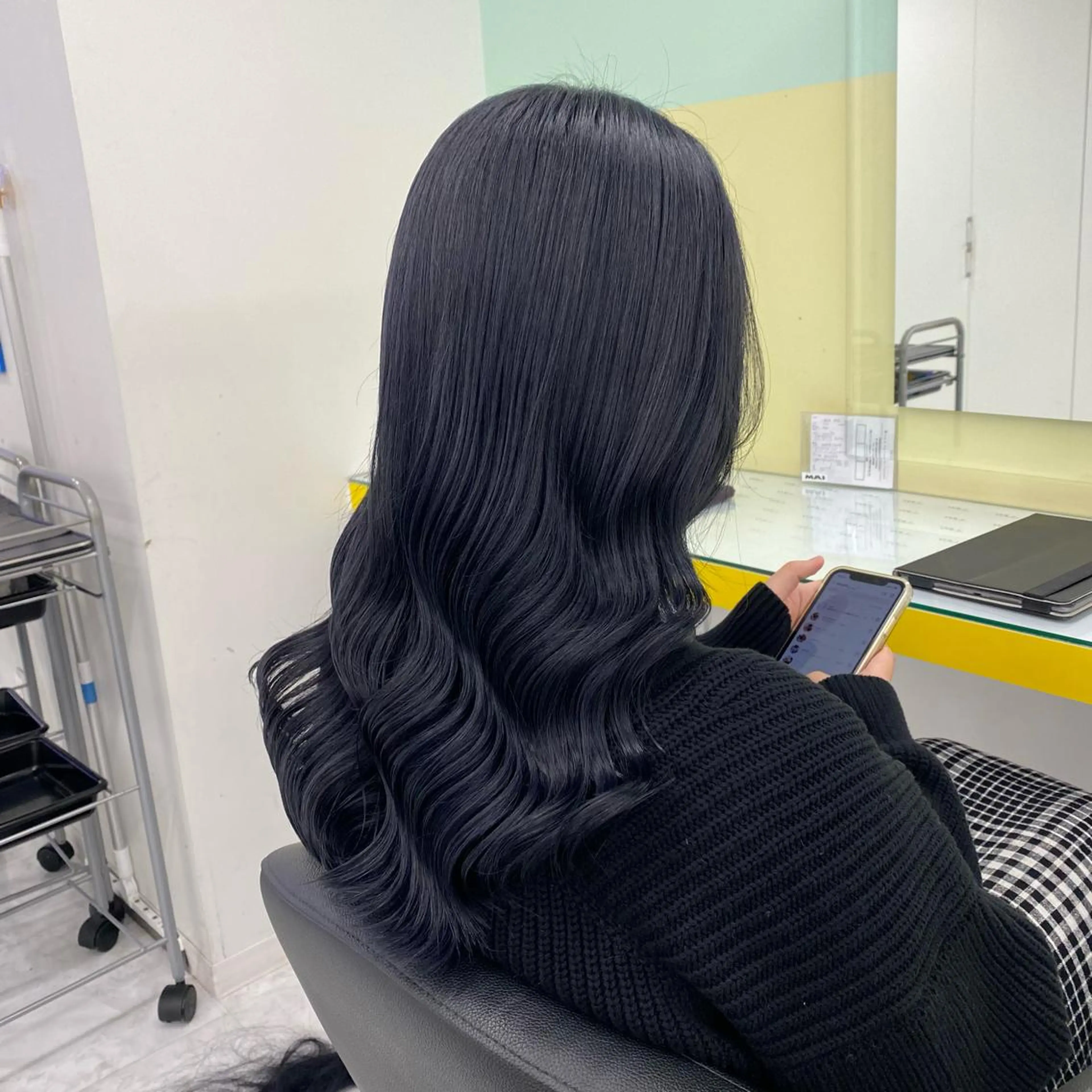 セミロング カラー ヘアアレンジ ヘアカラー トリートメント GOTODAY shair salon 横浜mare店所属・透明感抜群カラー mai🍑♡のヘアスタイル