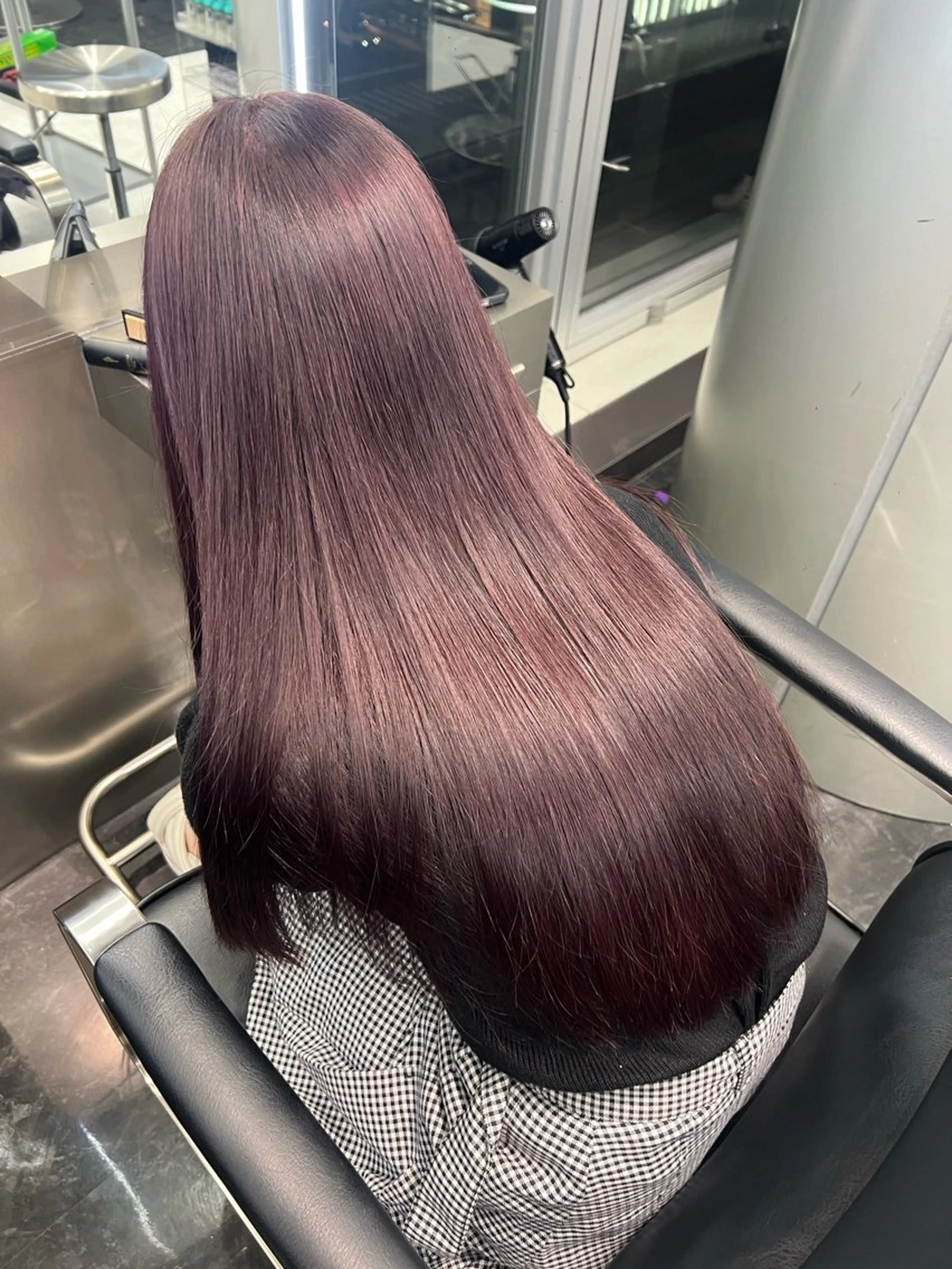 ロング カラー ヘアカラー トリートメント 艶カラー/顔周りレイ ヤー⭐️AYAKAのヘアスタイル