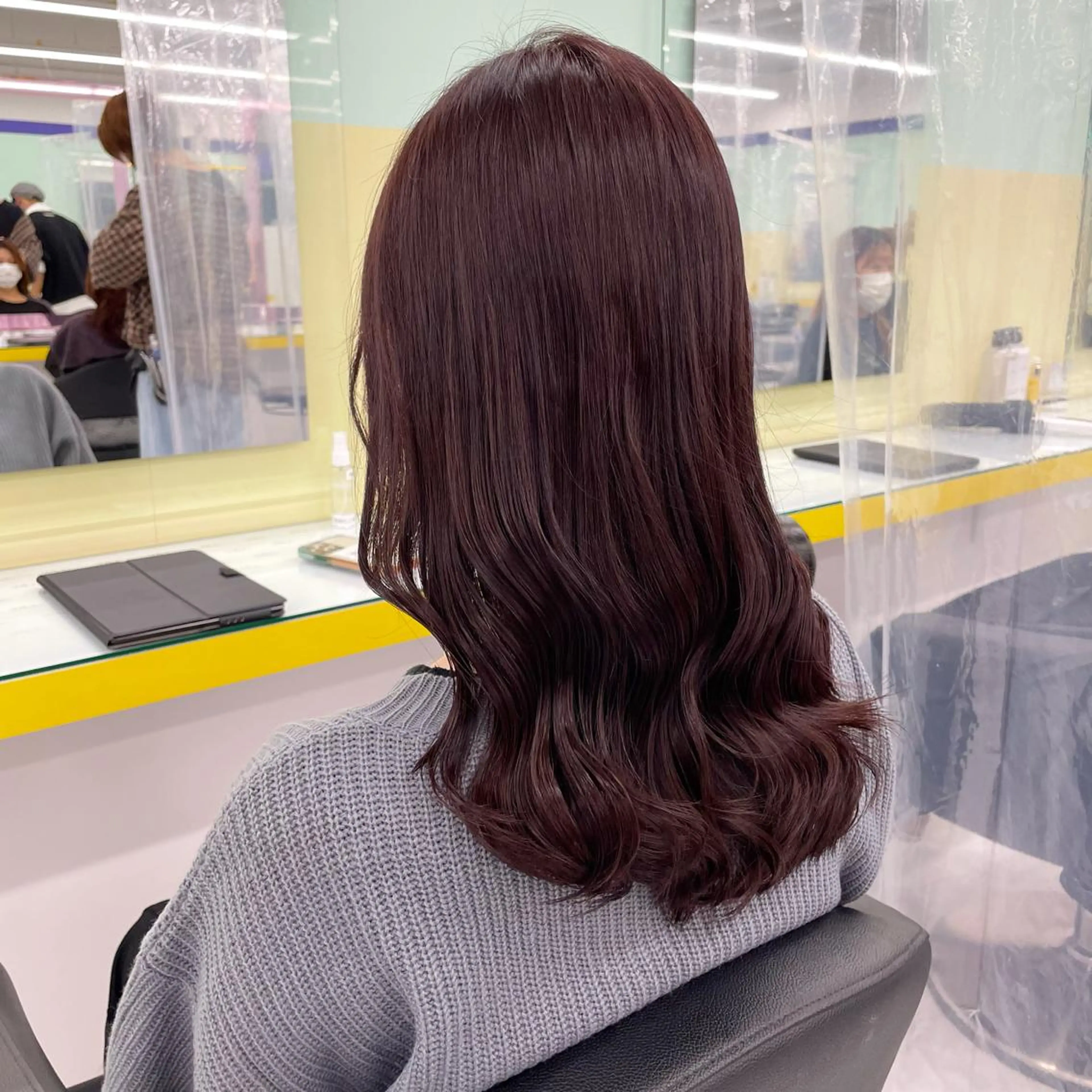 ロング カラー パーマ ヘアアレンジ メンズ 💜寒色特化 門脇誠弥💜のヘアスタイル
