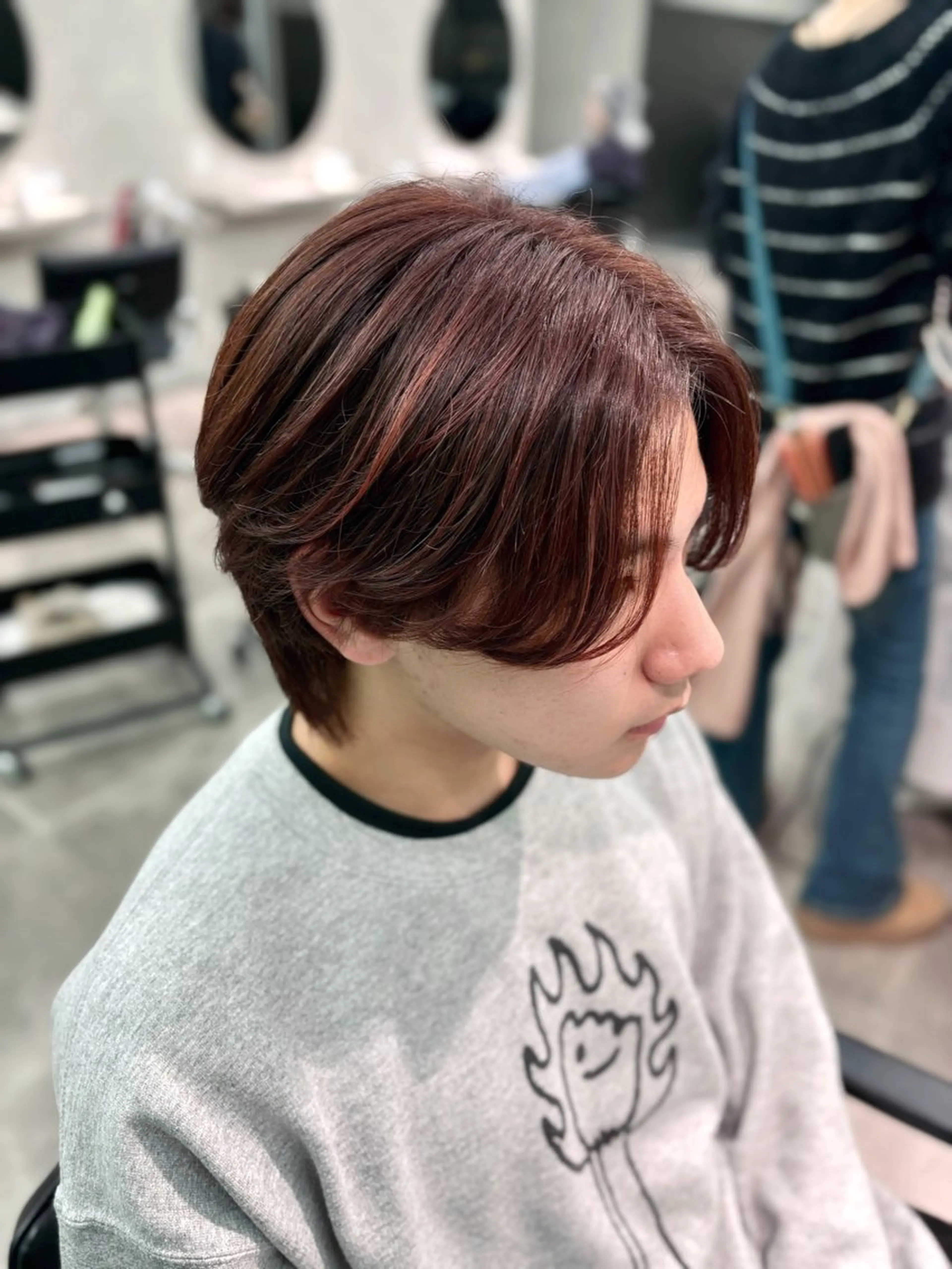 メンズカット➕カラーモデルの写真