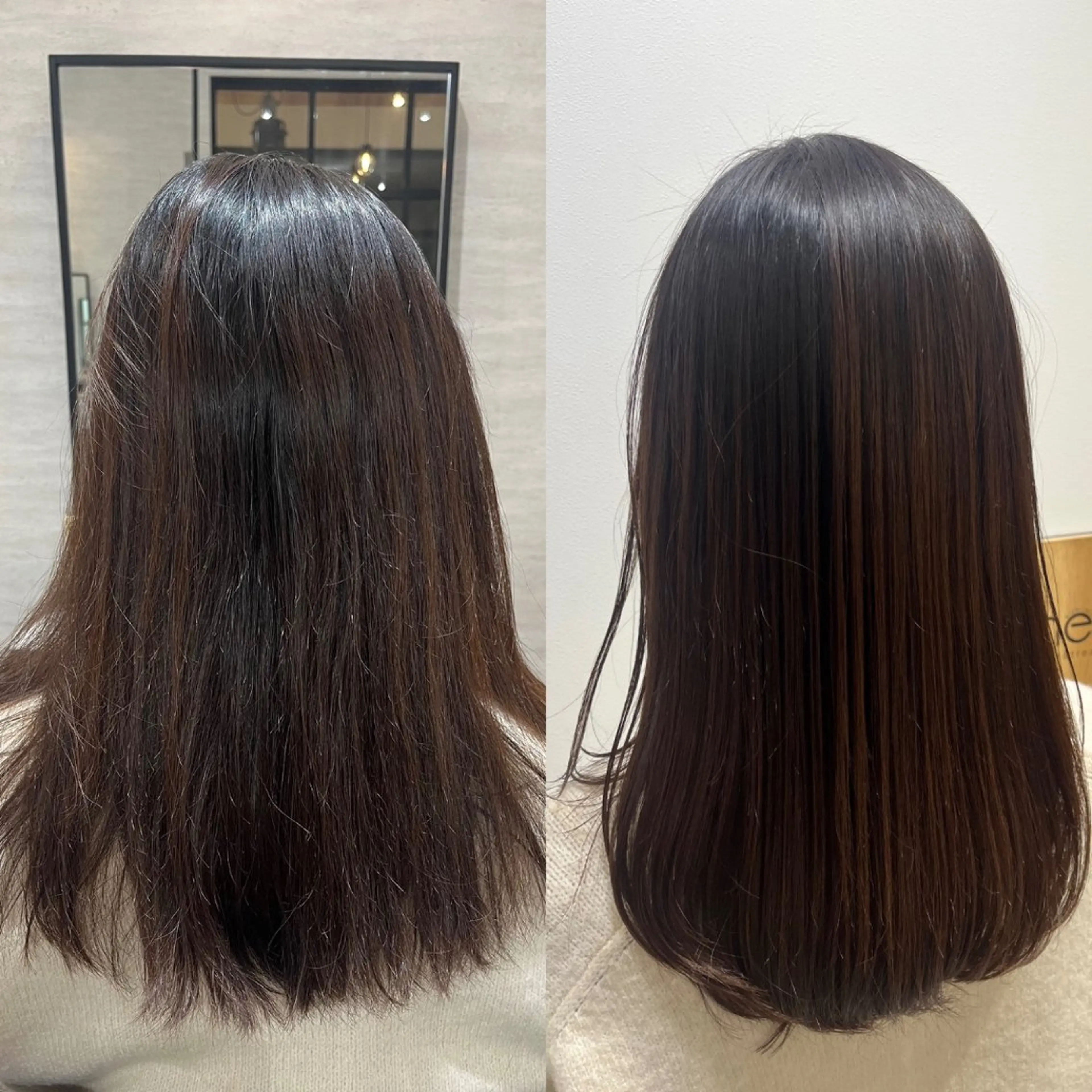 セミロング 縮毛矯正 ✨髪質改善✨ 縮毛矯正/佐藤恵太のヘアスタイル