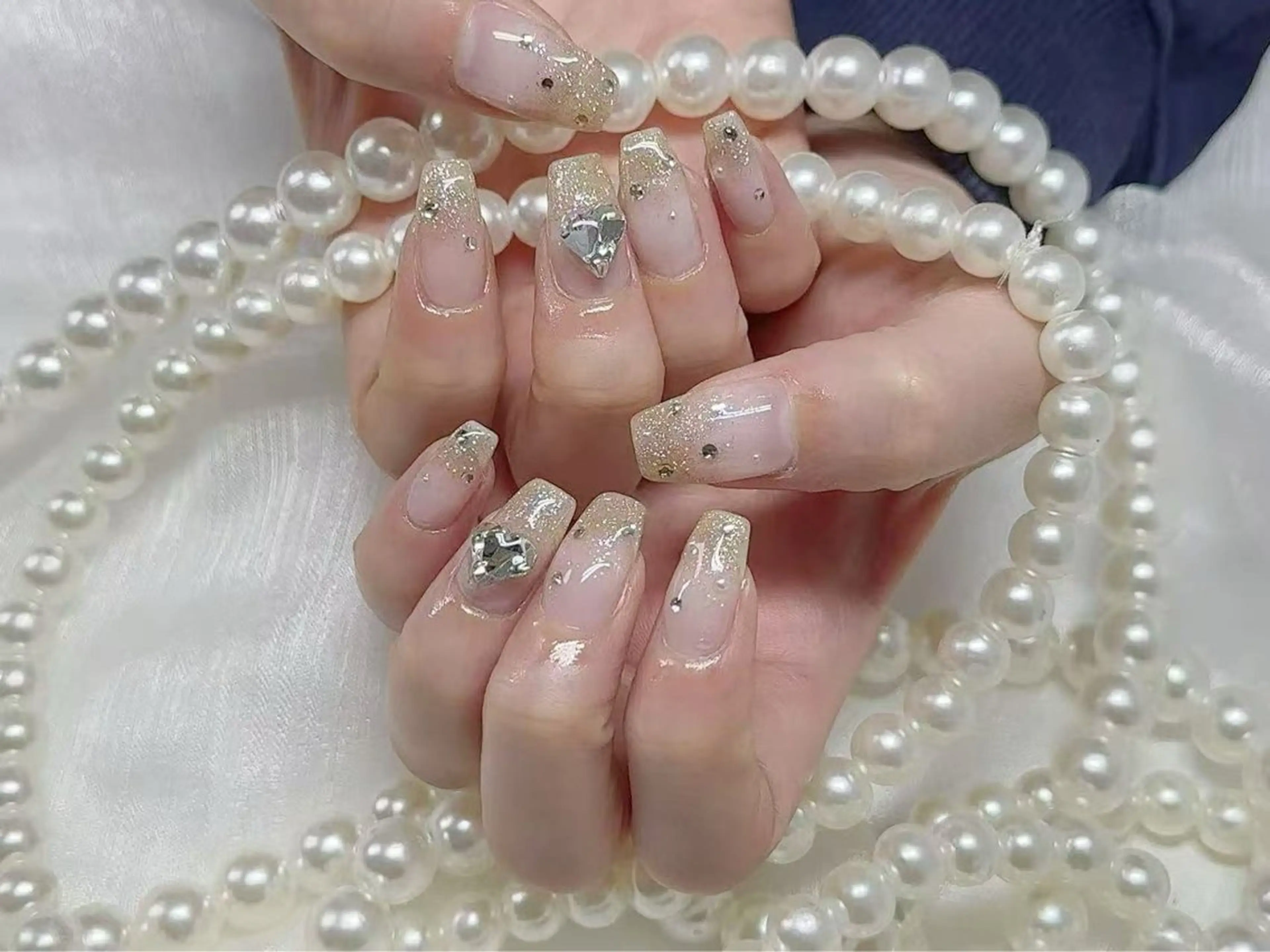 ネイル クリアネイル 成人式 フラッシュネイル フットネイル フレンチネイル 💫KASUMI 💅のネイルデザイン