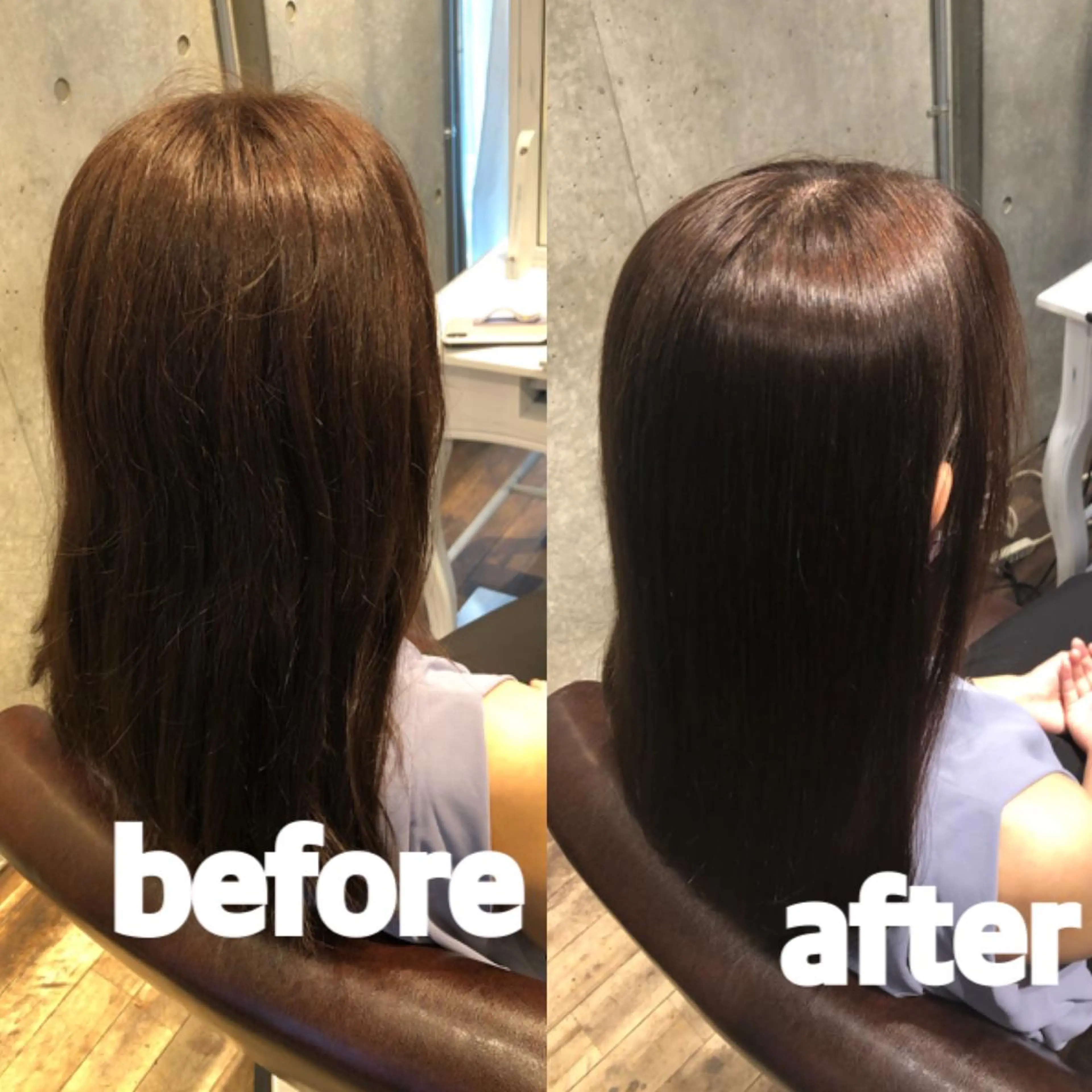 ロング ヘアカラー 縮毛矯正 トリートメント ⭐️圧倒的艶髪⭐️ Neo⭐️のヘアスタイル