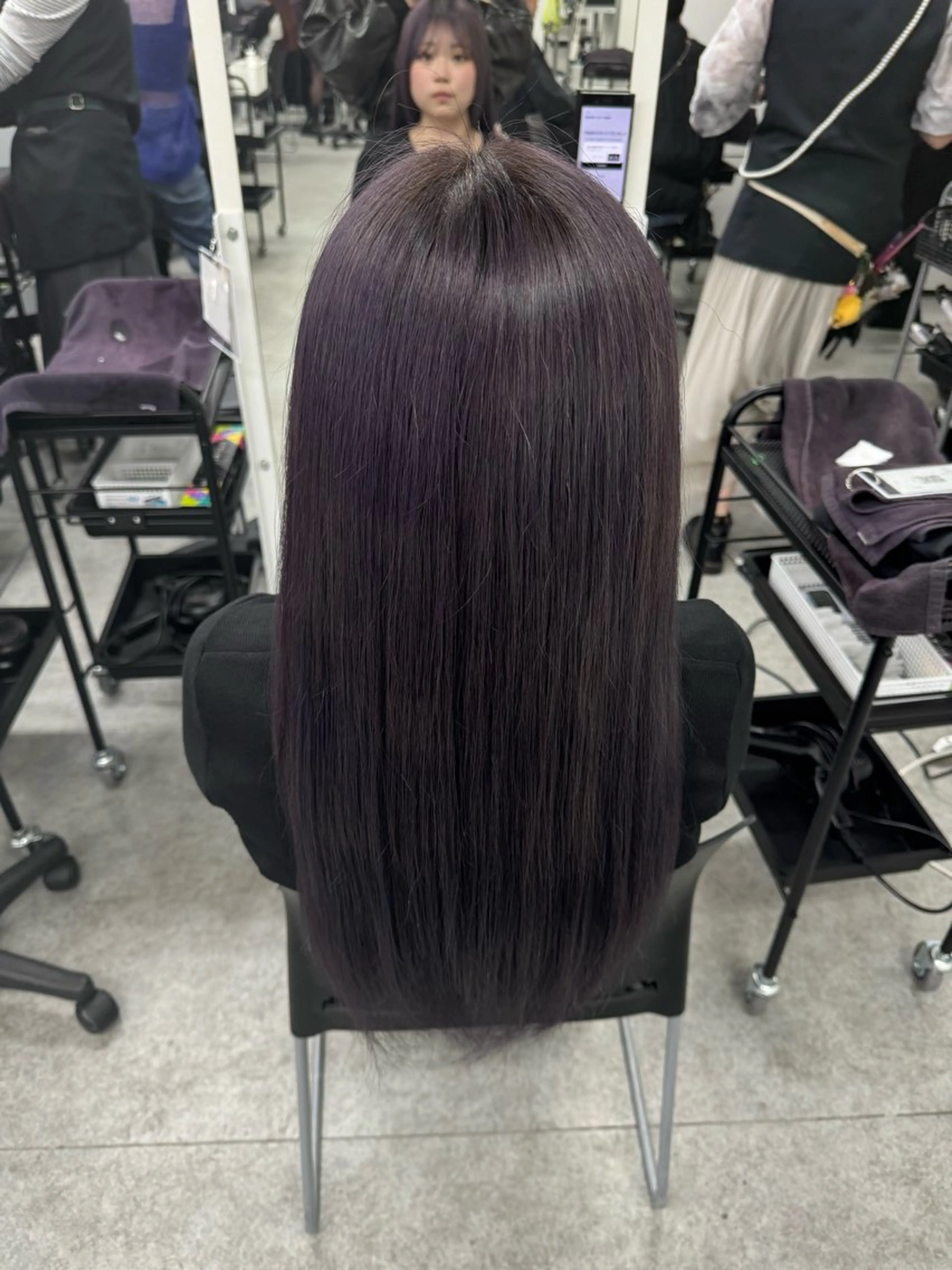 ロング カラー 髪質改善 トリートメント 大人っぽ韓国🤍ブリ ーチ/mitsukiのヘアスタイル