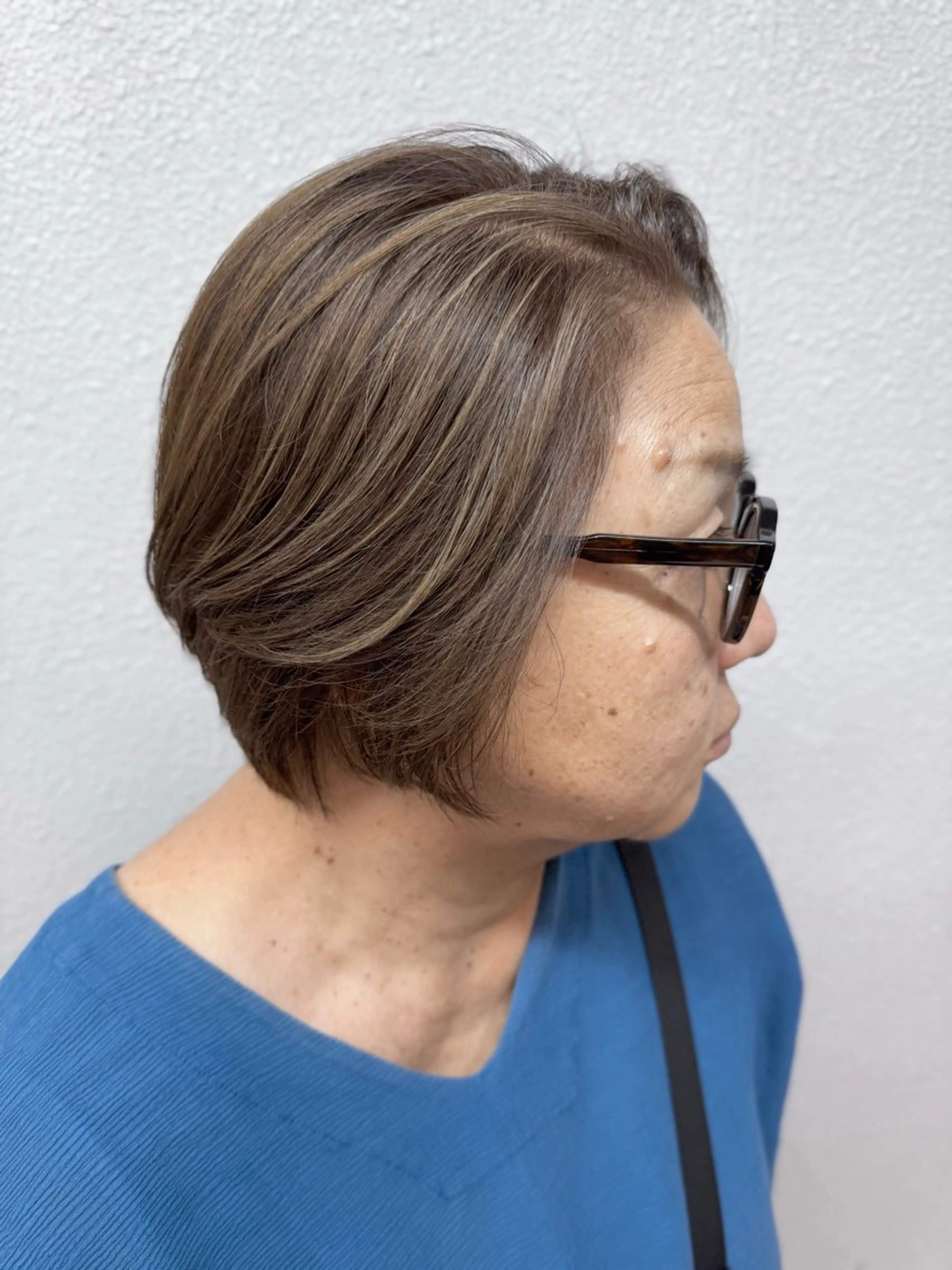 ショート カット ヘアカラー 箕畑 麗菜のヘアスタイル