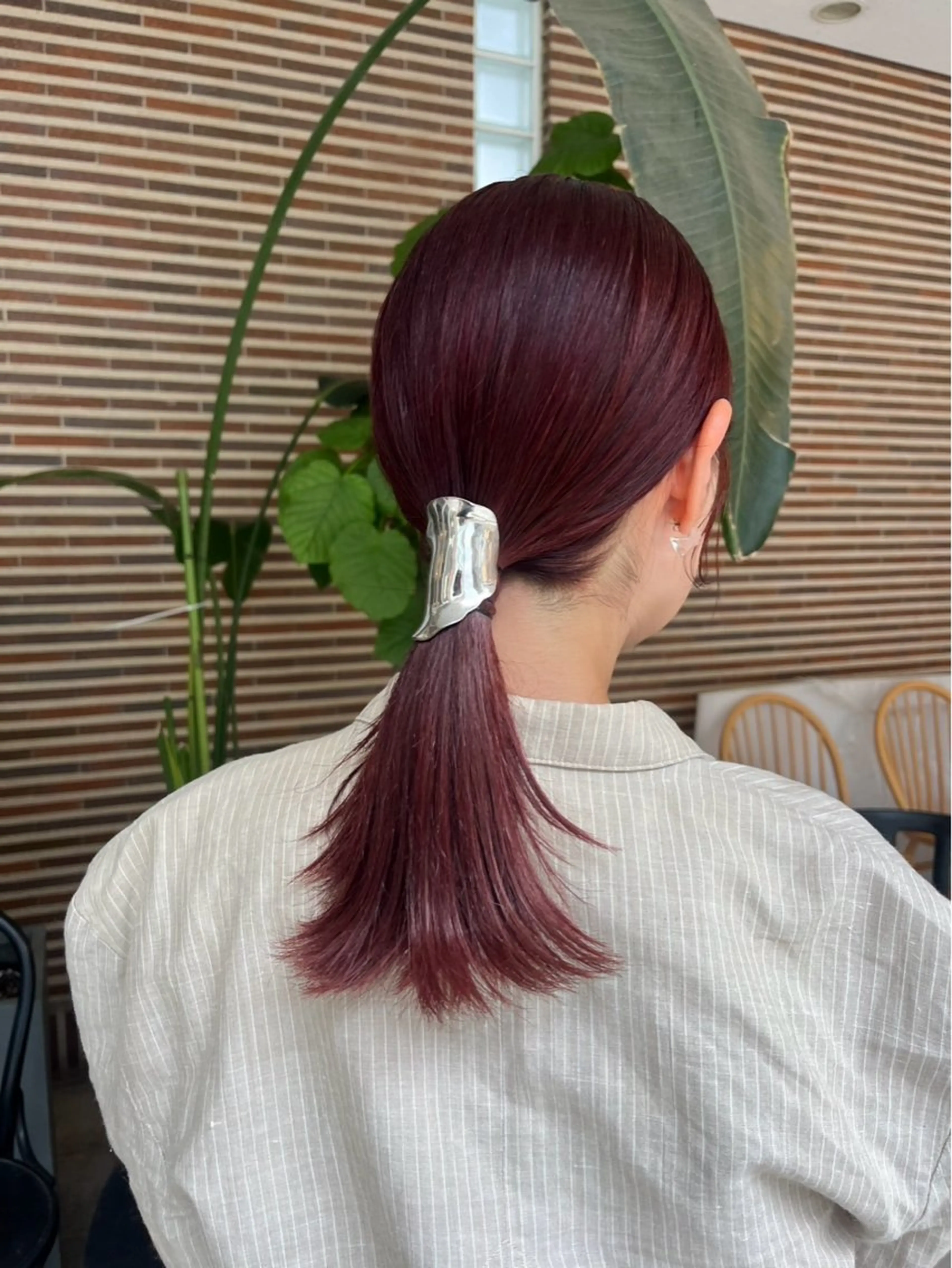 セミロング ヘアカラー Daisy🎀透け感 カラー🎀JUNAのヘアスタイル