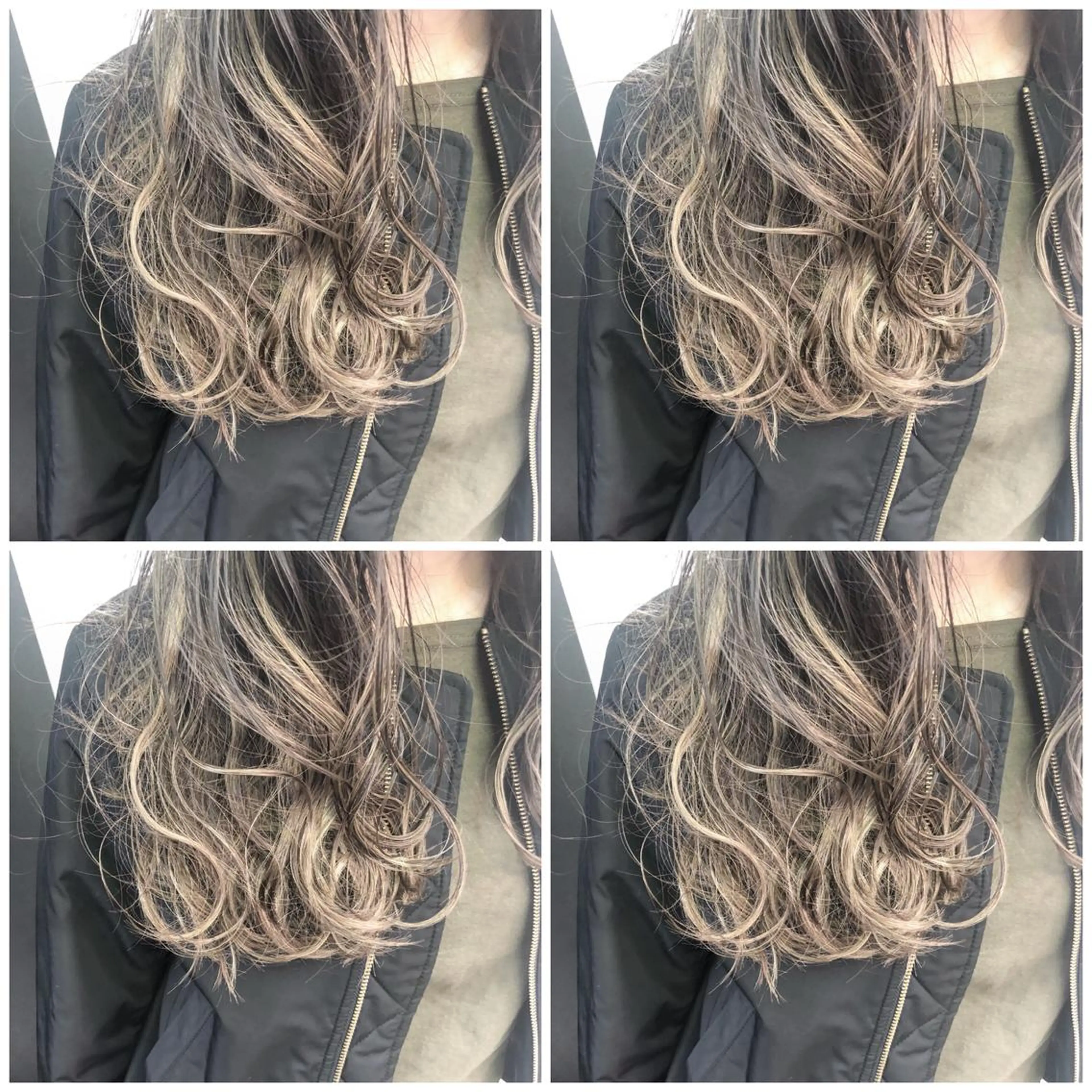 ロング カラー パーマ ヘアアレンジ メンズ メンズハイライト グラデーションカラー グレージュ ハイライトカラー ハイライト 🇰🇷韓×中くびれ ヘア森田和貴のヘアスタイル