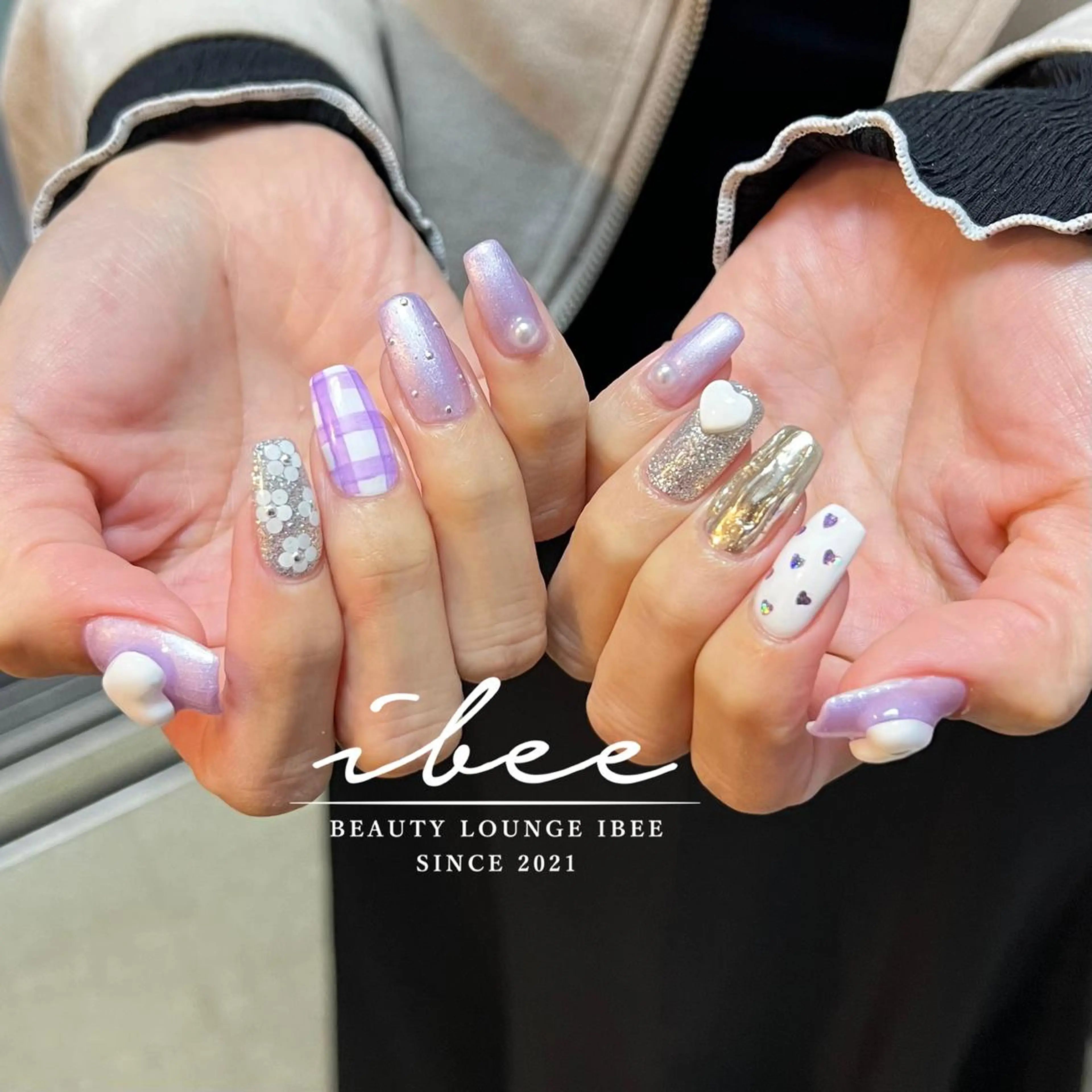 ネイル ハンドネイル ibee nail 🤍yumiのネイルデザイン
