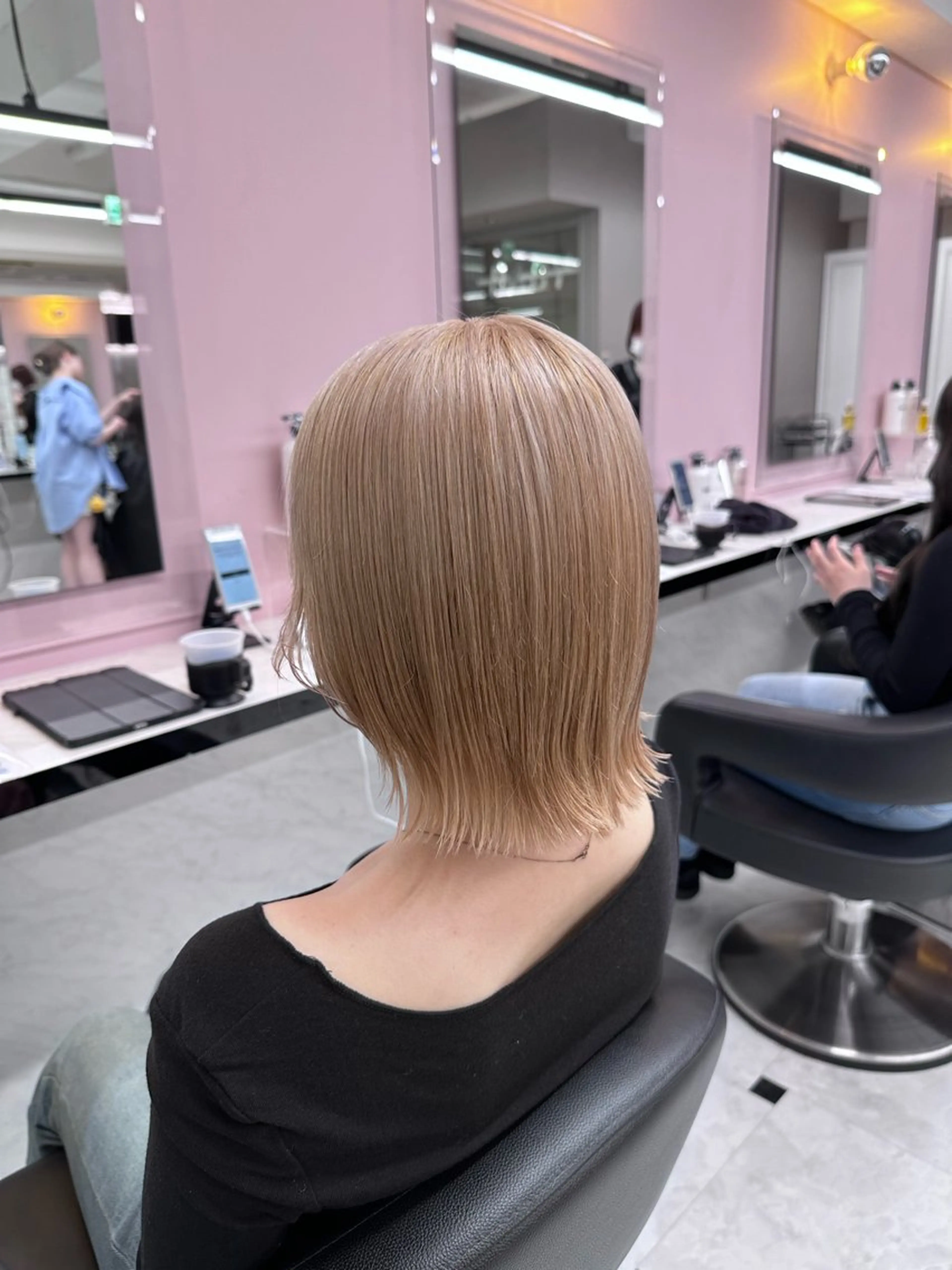 ミディアム カラー 🐺メンズパーマ マッシュ　あさひ🐺のヘアスタイル
