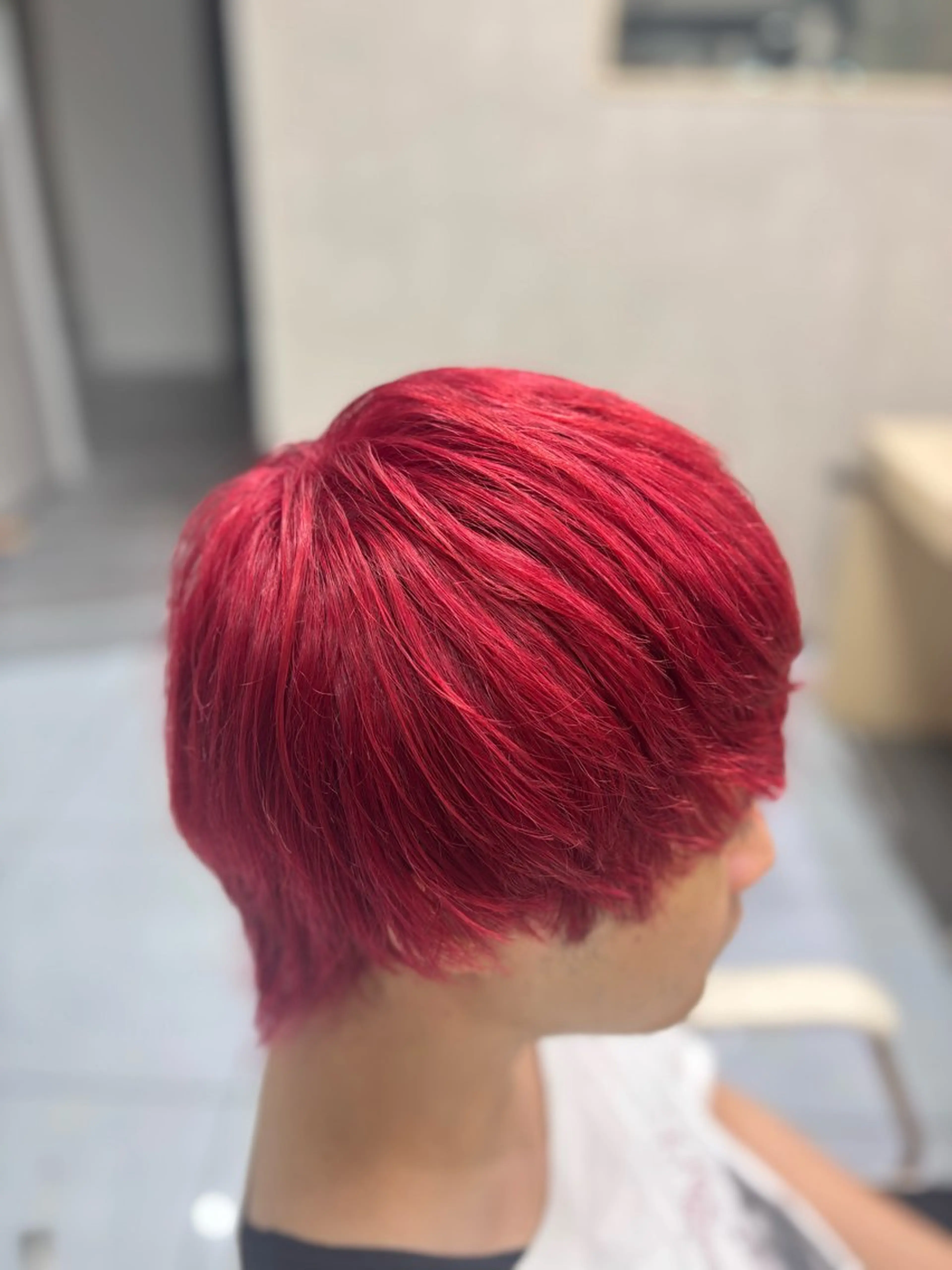 ショート カラー メンズ ヘアカラー メンズ特化韓国風 パーマスタイル/りんのヘアスタイル