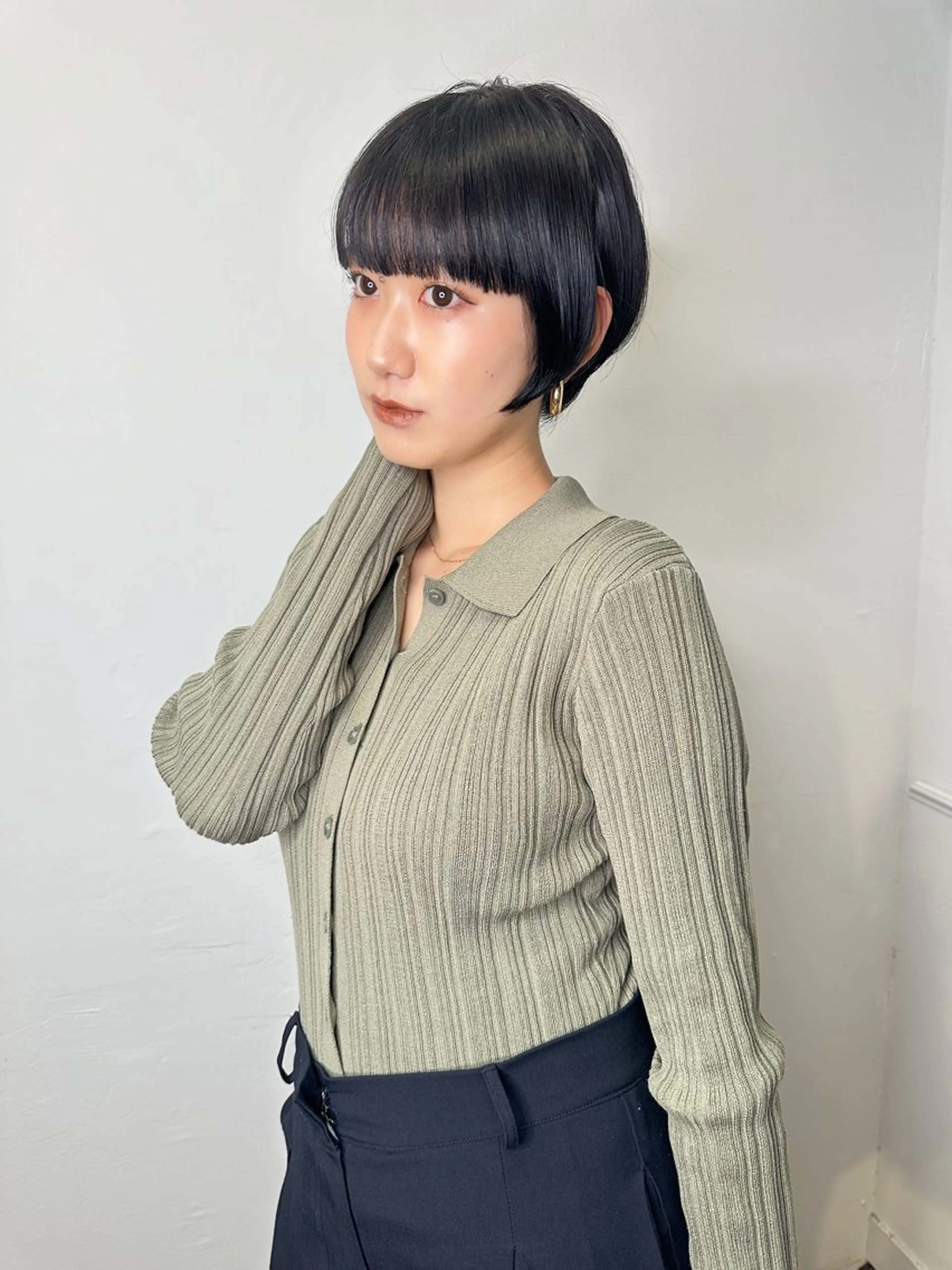 ショート ショートボブ ハンサムショート ボブ ショートヘア ワイドバング memoto東三国店 🌼RENA🌼のマツエク・マツパデザイン