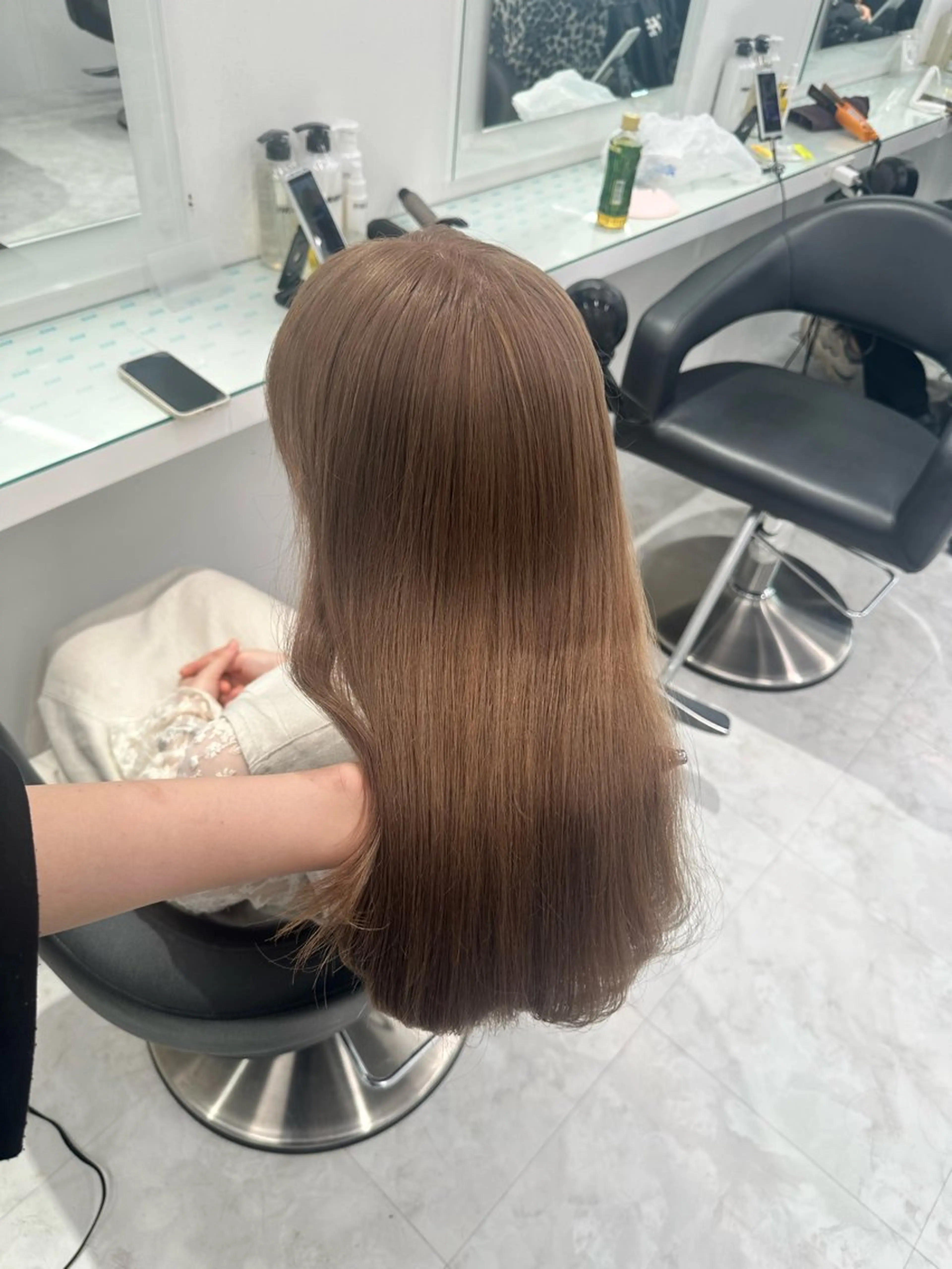 カラー マンツーマン/原宿/ 透明感カラー⭐️のヘアスタイル