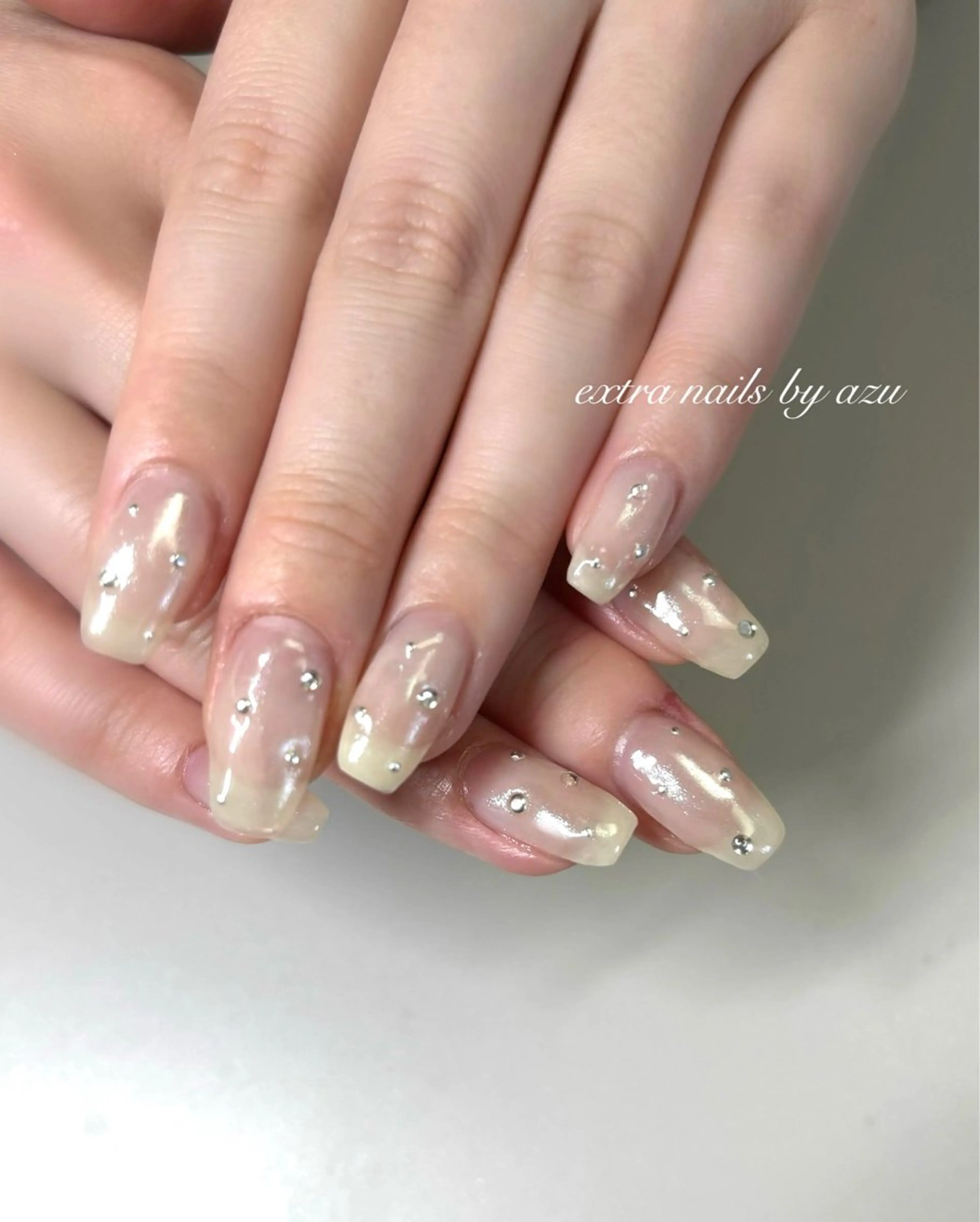 ネイル ハンドネイル extranails /wax　azuのネイルデザイン