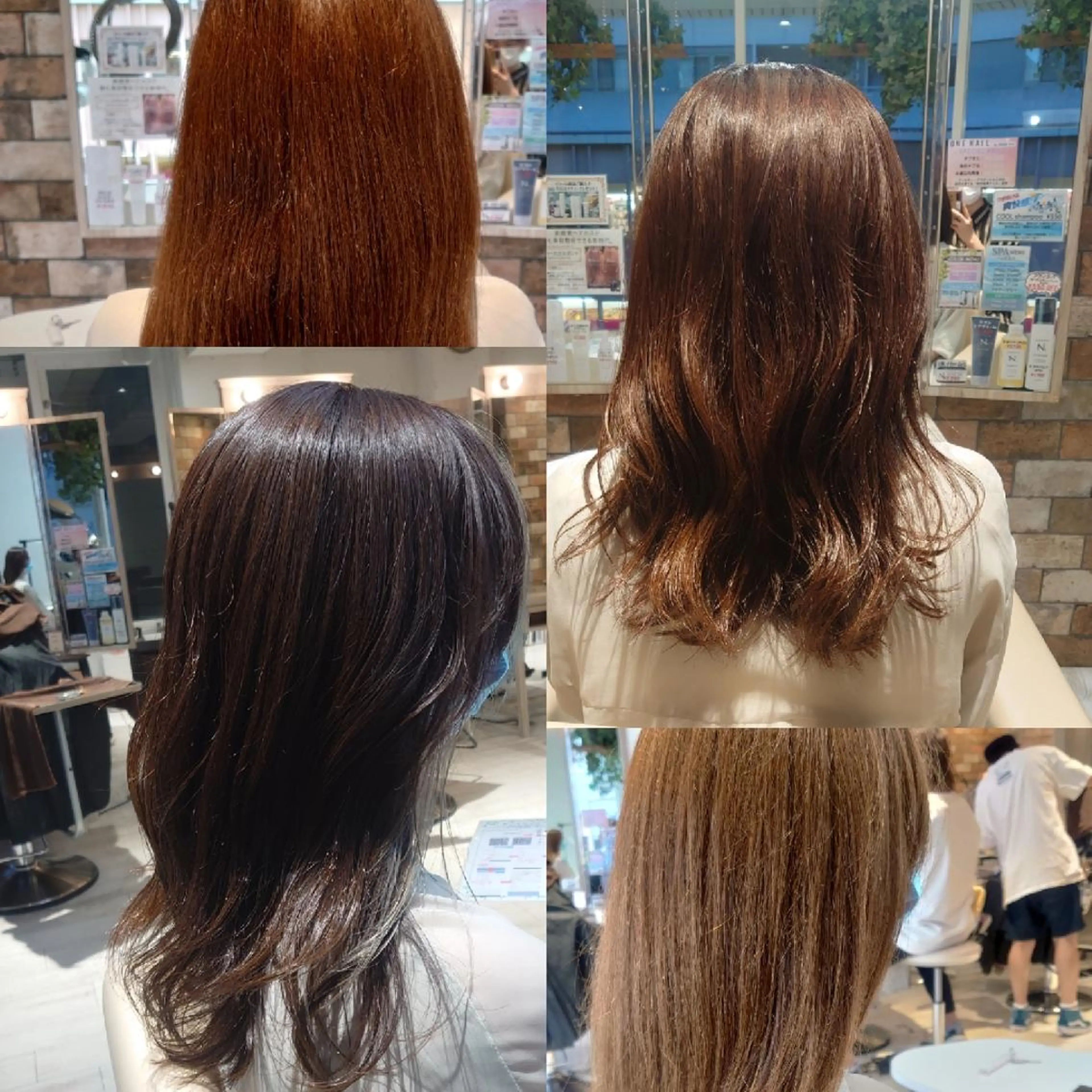 セミロング カラー ミストバング ブリーチ フェイスフレーミング 顔周りカット E Komo hair所属・Wow❕E Komo hair 永井一輝のヘアスタイル