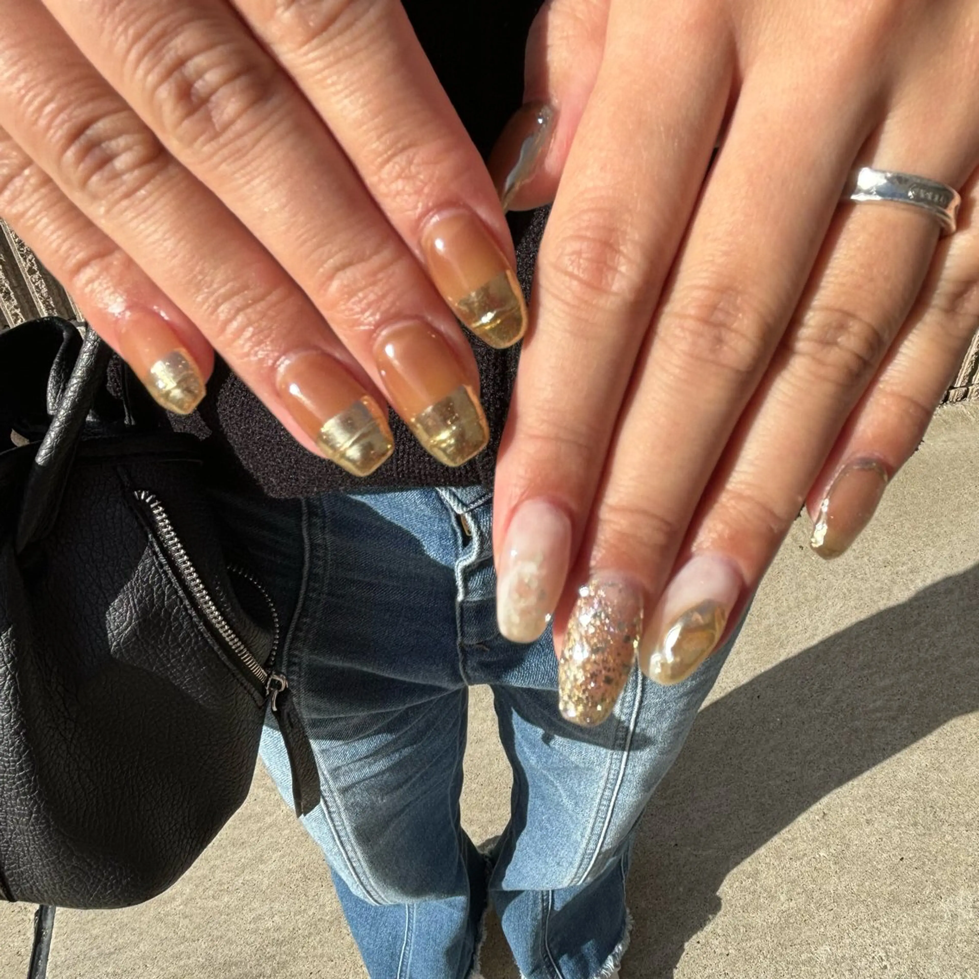 ネイル ハンドネイル Sea  nail by emaのネイルデザイン