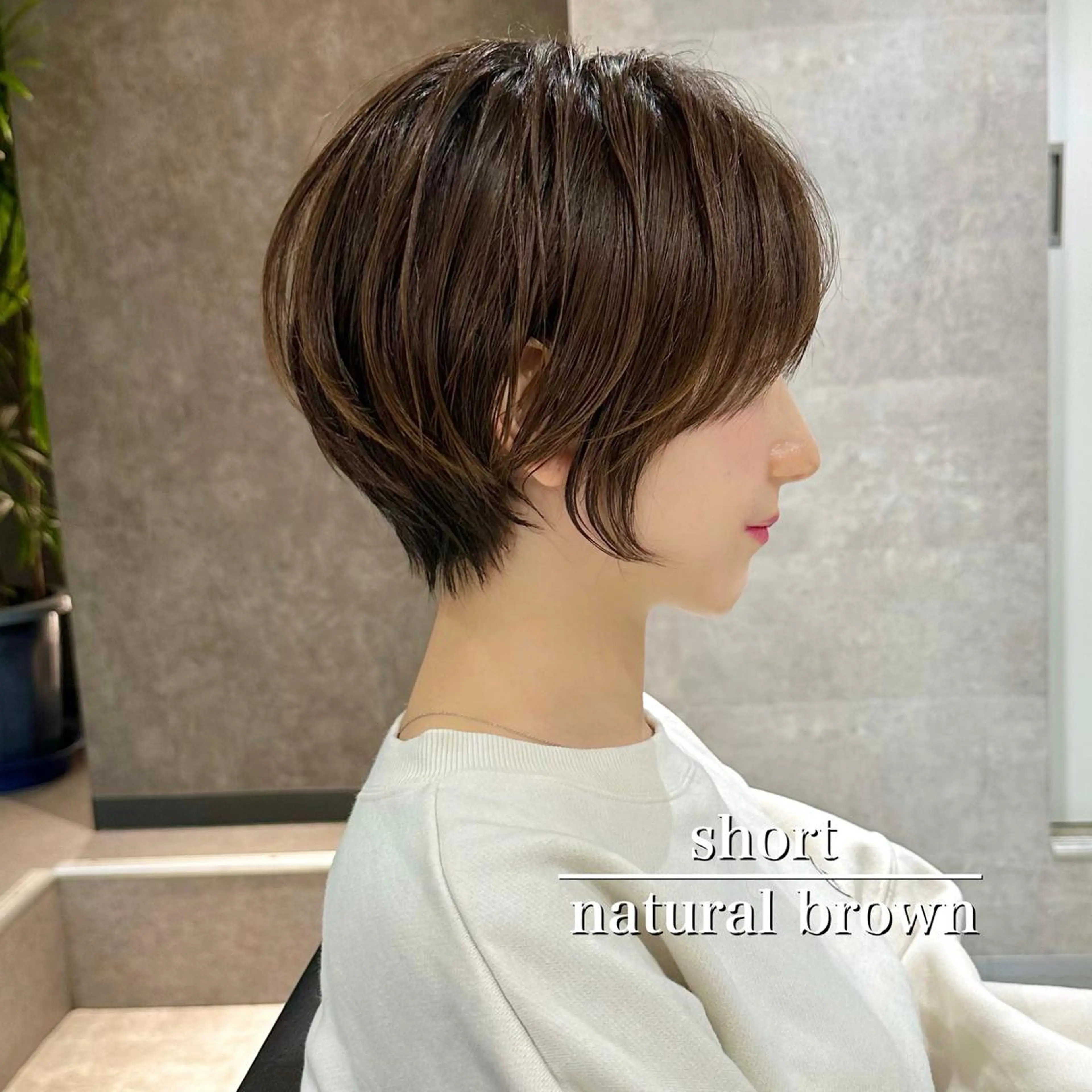 ショート カラー カット 女性が憧れる ショート/角田愛和のヘアスタイル