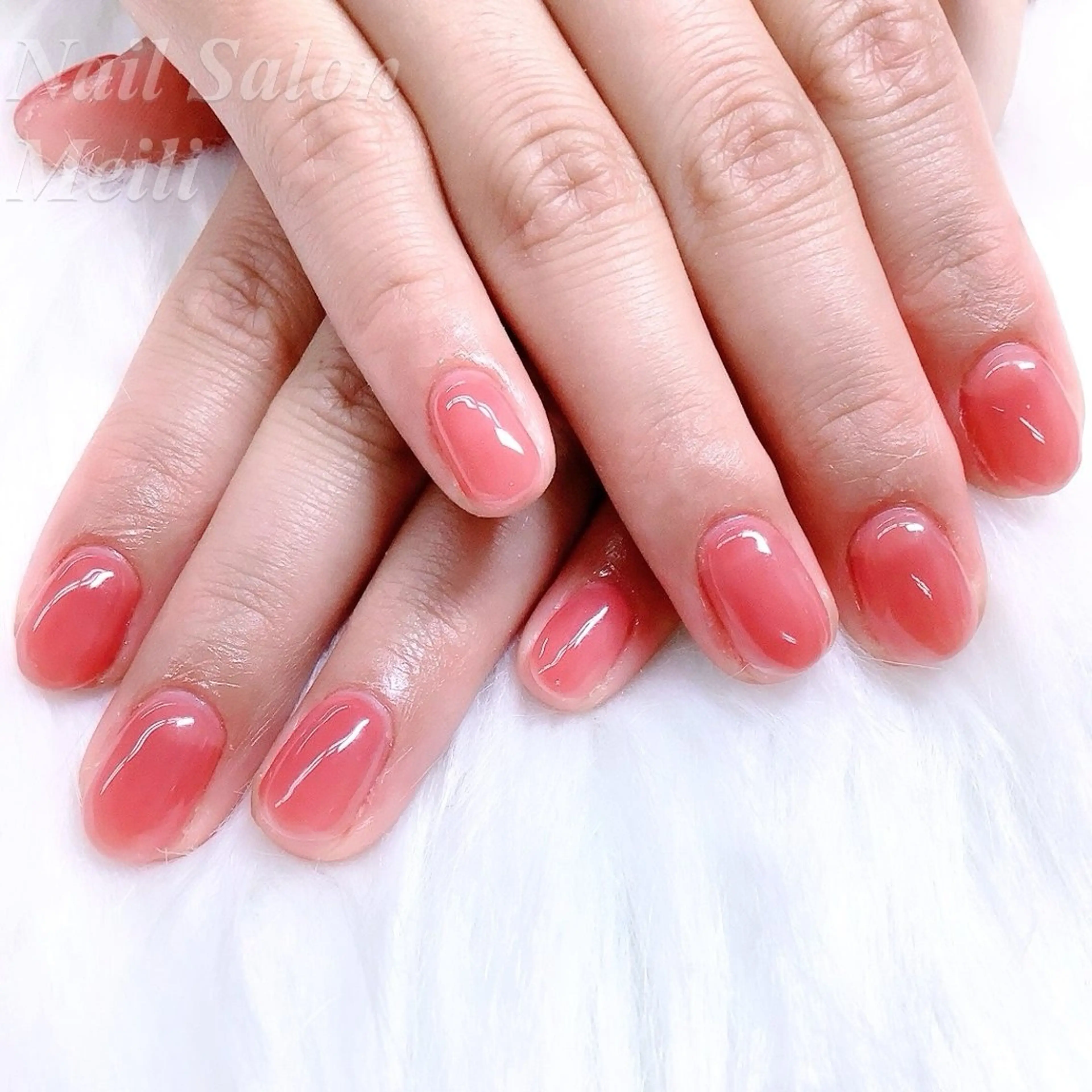 ネイル ワンカラーネイル ハンドネイル NAILSALON MEILIのネイルデザイン