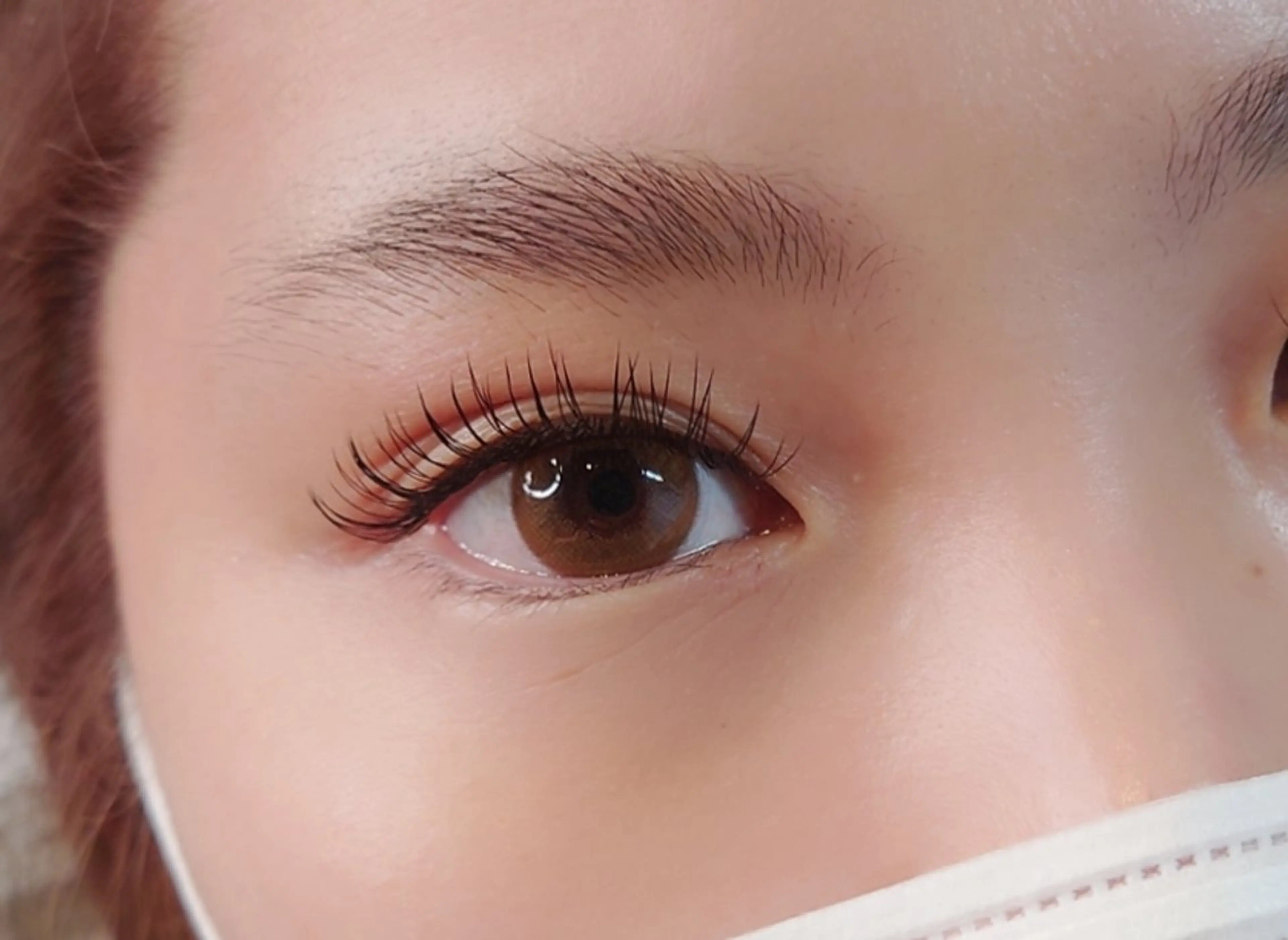 マツエク・マツパ Cカール フラットラッシュ NAZ eyelash&eyebrow by medical salon所属・NAZ 表参道 Tomokoのマツエク・マツパデザイン