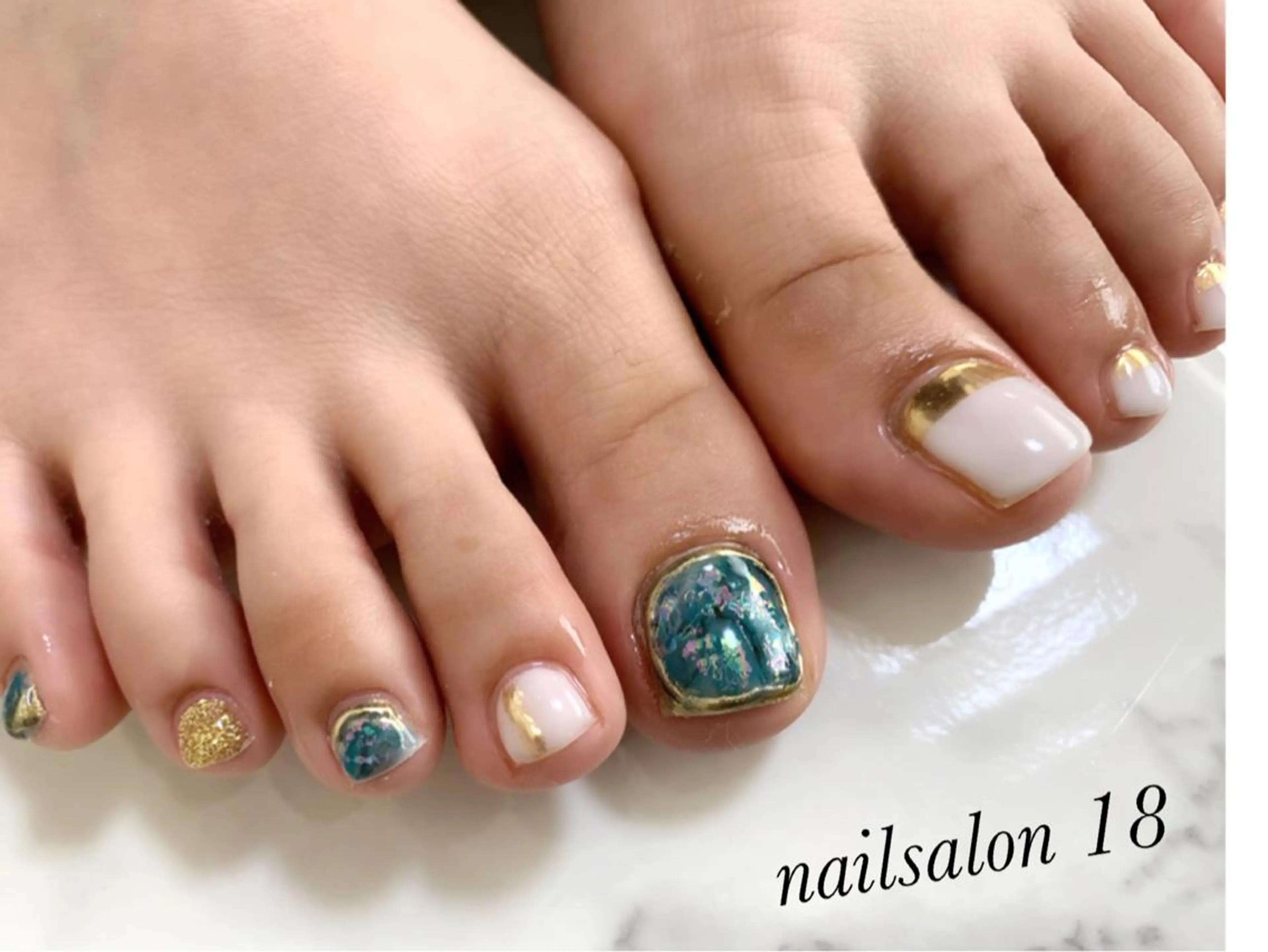 メンズ ネイル フットネイル nail salon 18.のネイルデザイン