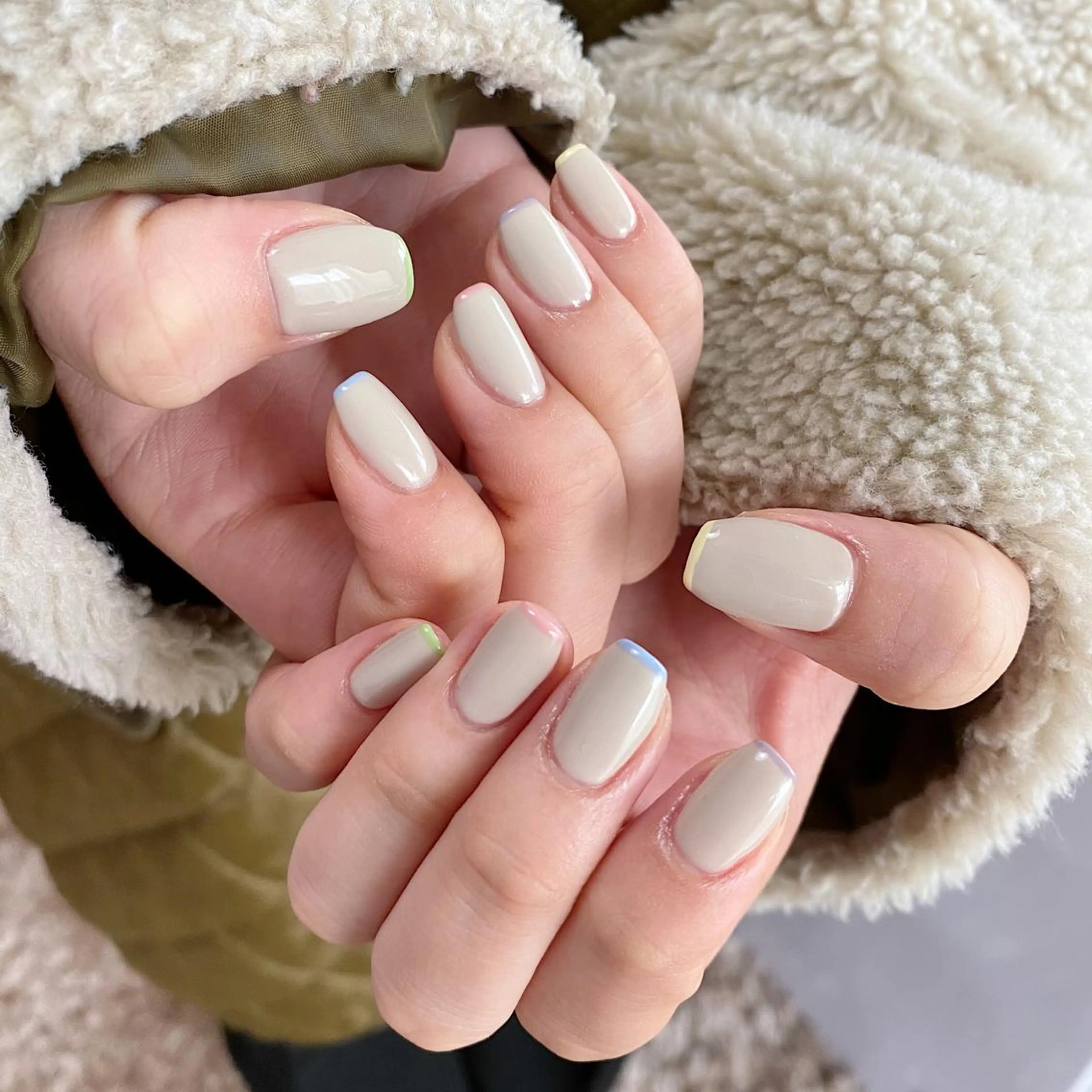 ネイル フレンチネイル lcoco nailのネイルデザイン