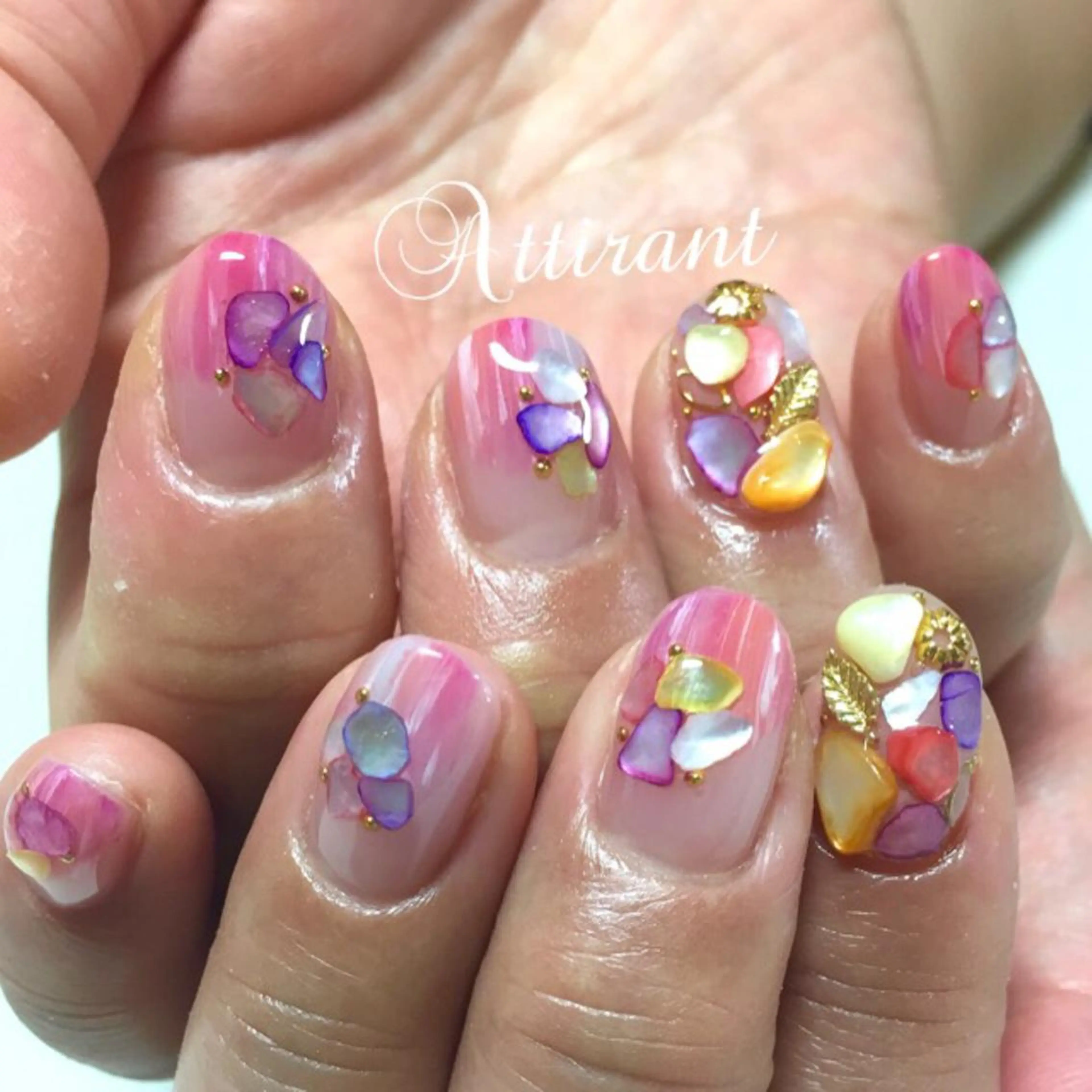 ネイル ハンドネイル ネイルサロン アティロン所属・ネイルサロン アティロンのネイルデザイン
