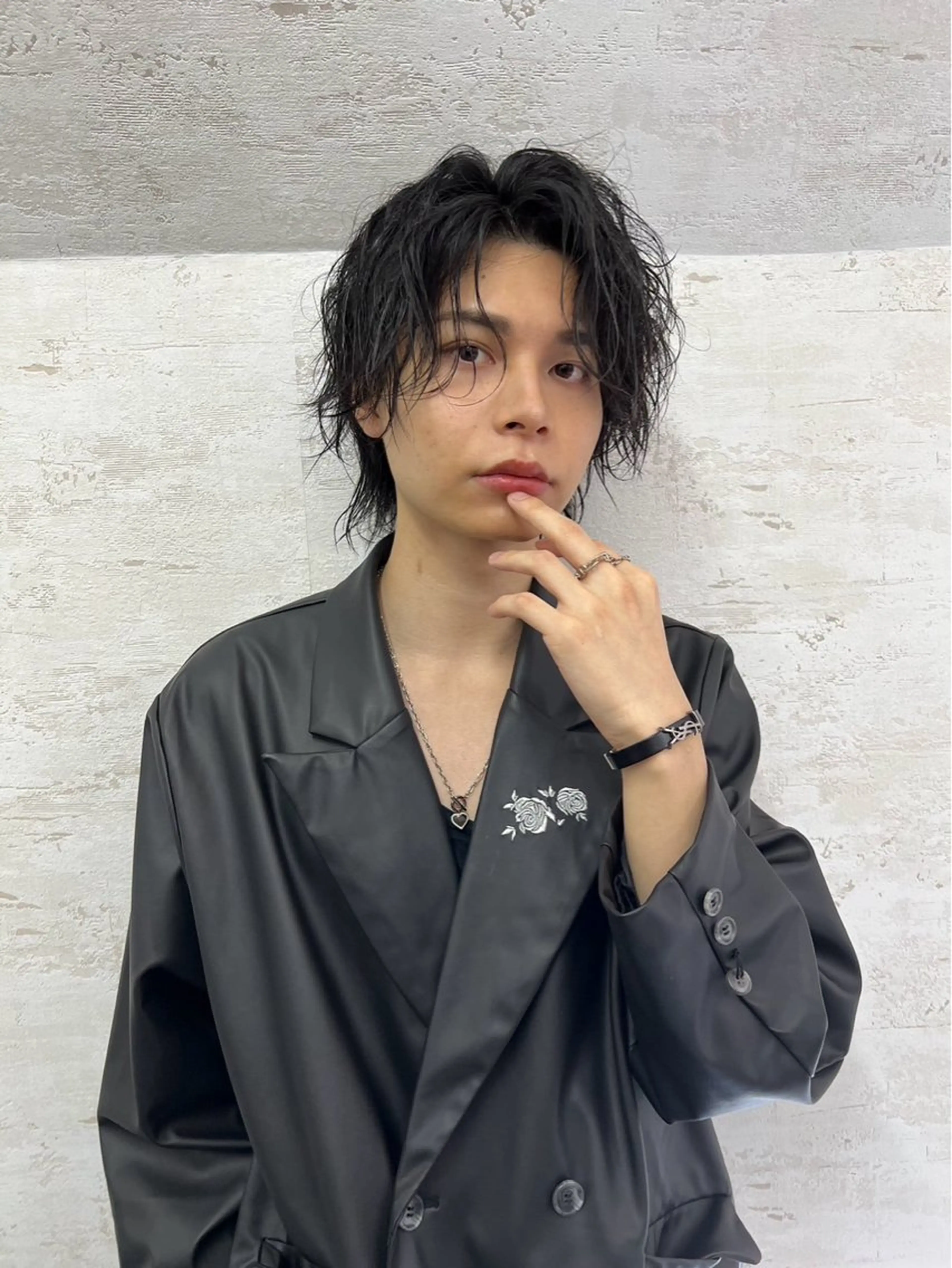 メンズ カット ヘアセット 遠藤 健登のヘアスタイル