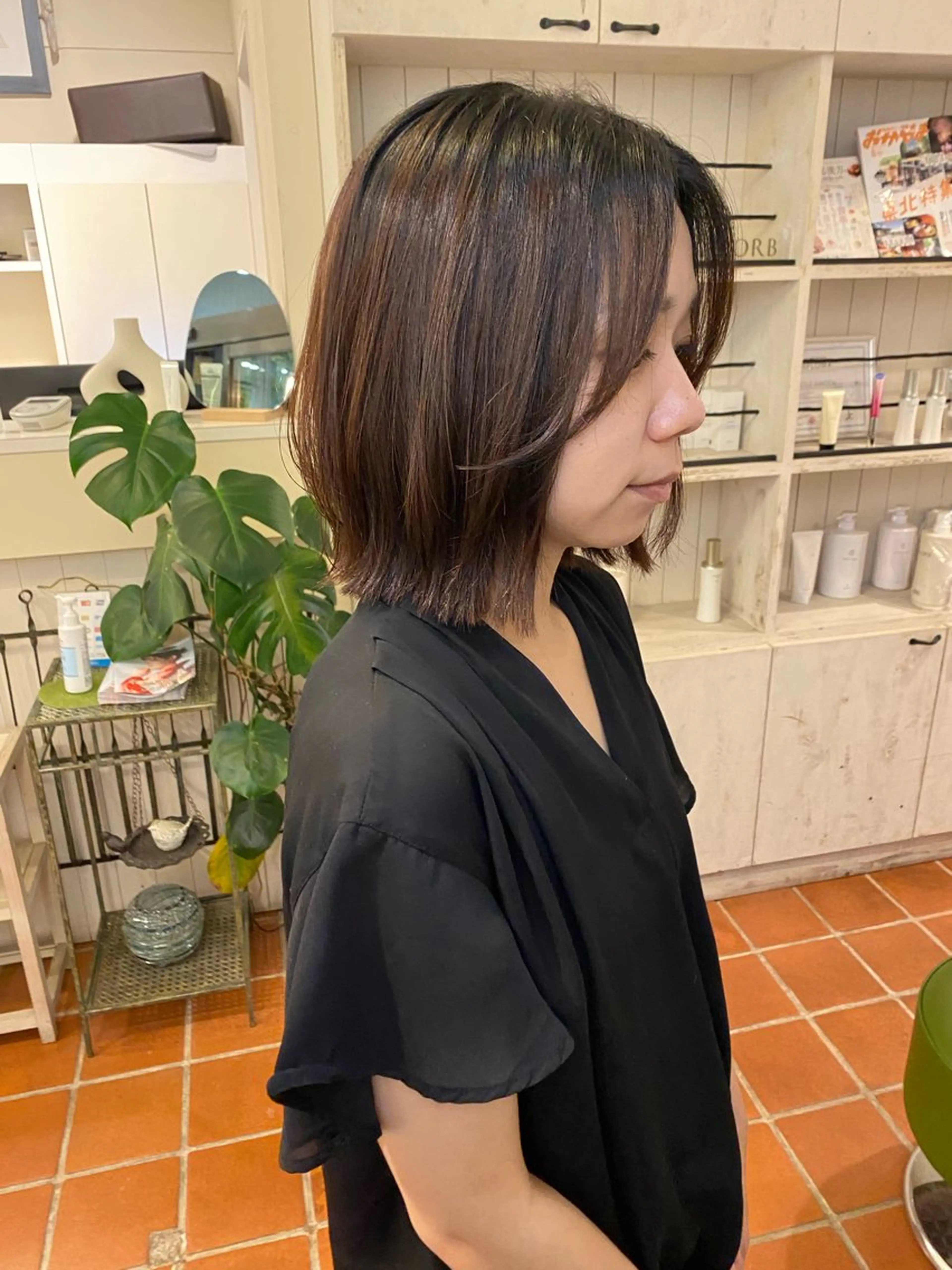 ミディアム カット Hanon hair＆relaxation所属・🌿‬Hanon 藤井よし乃🌿‬のヘアスタイル