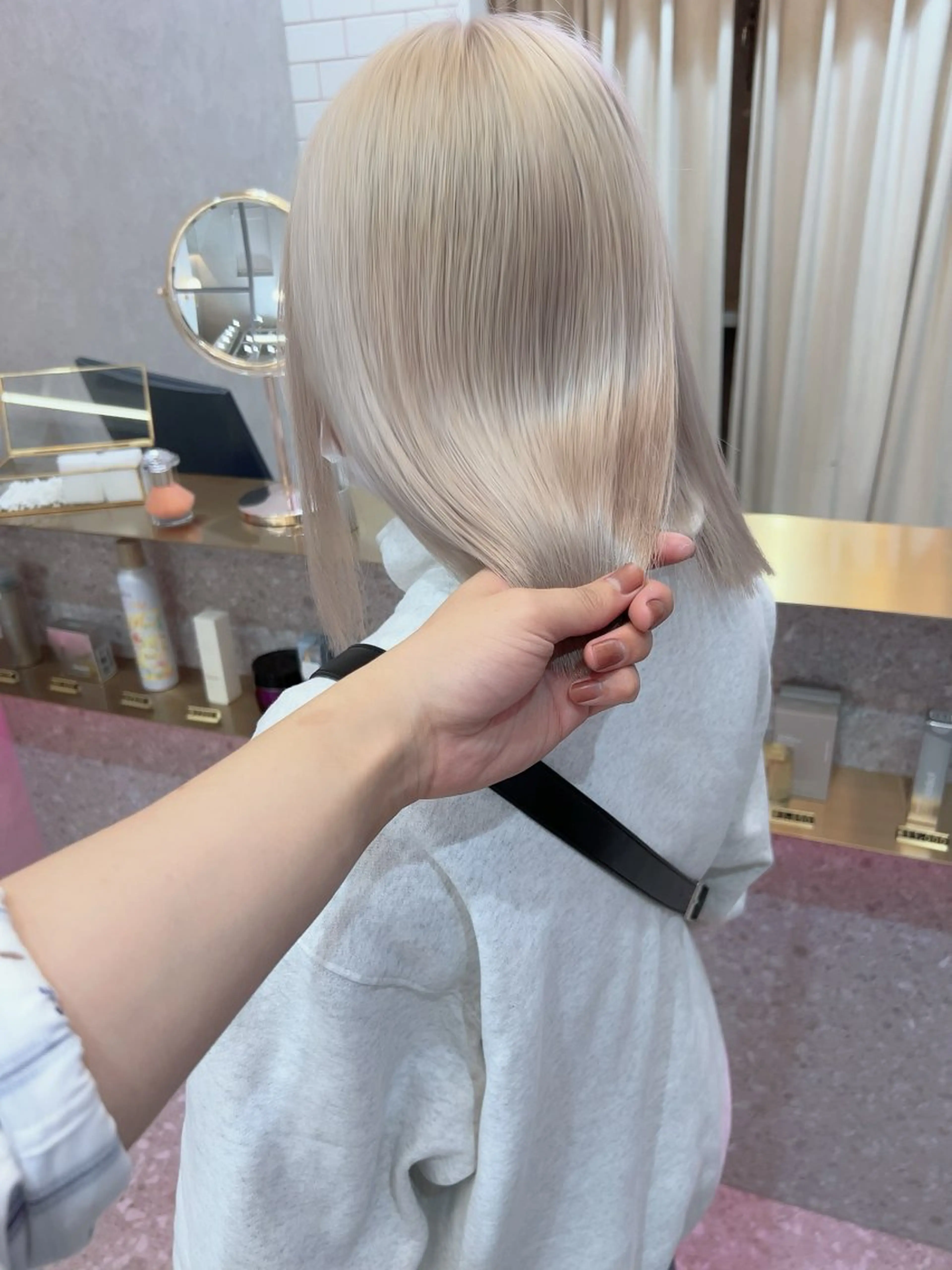 ミディアム ヘアカラー トリートメント Aster by One Bloom所属・Aster れおん💡⠜のヘアスタイル