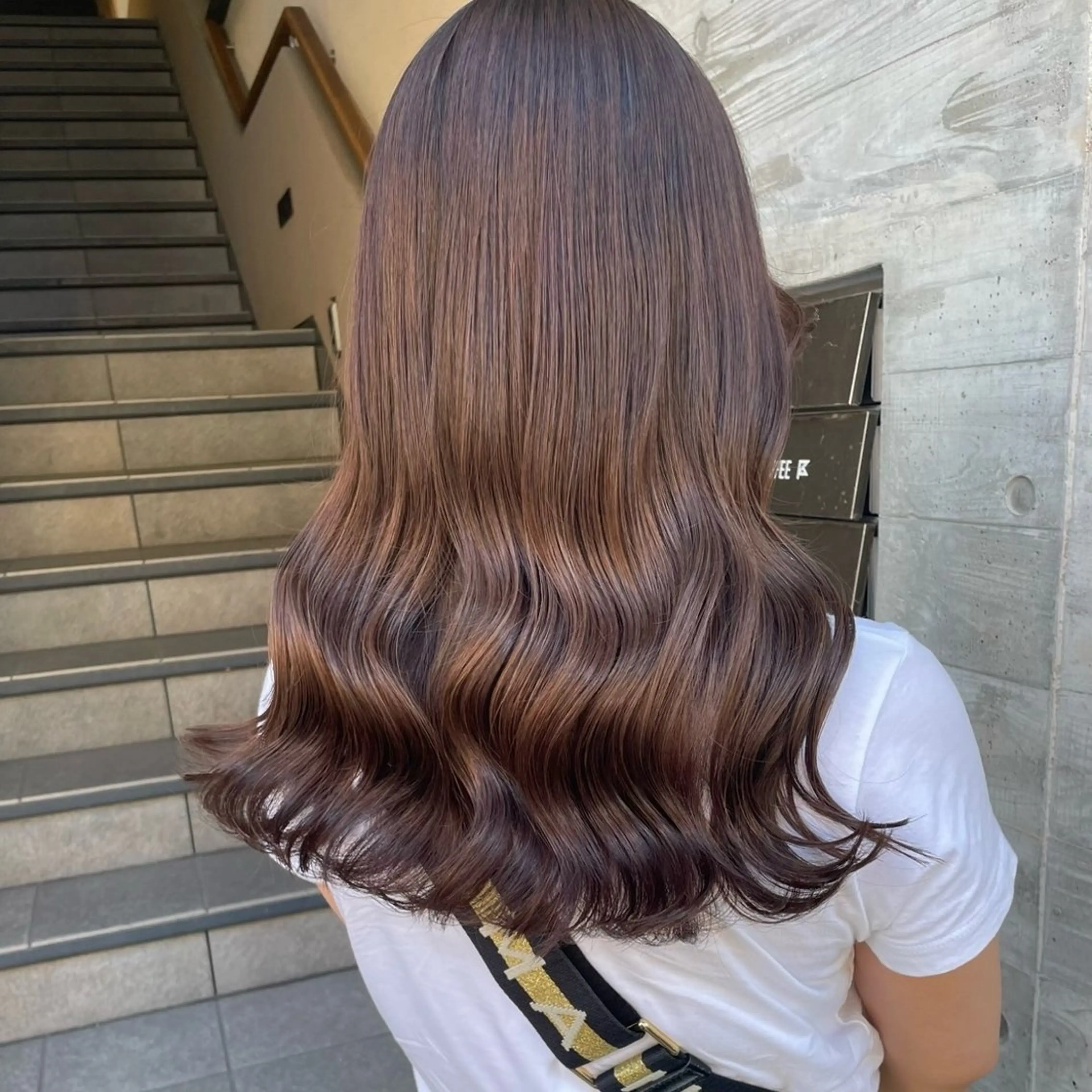 ロング カラー ヘアカラー Parve Mix 森 美遥🇰🇷🩶のヘアスタイル