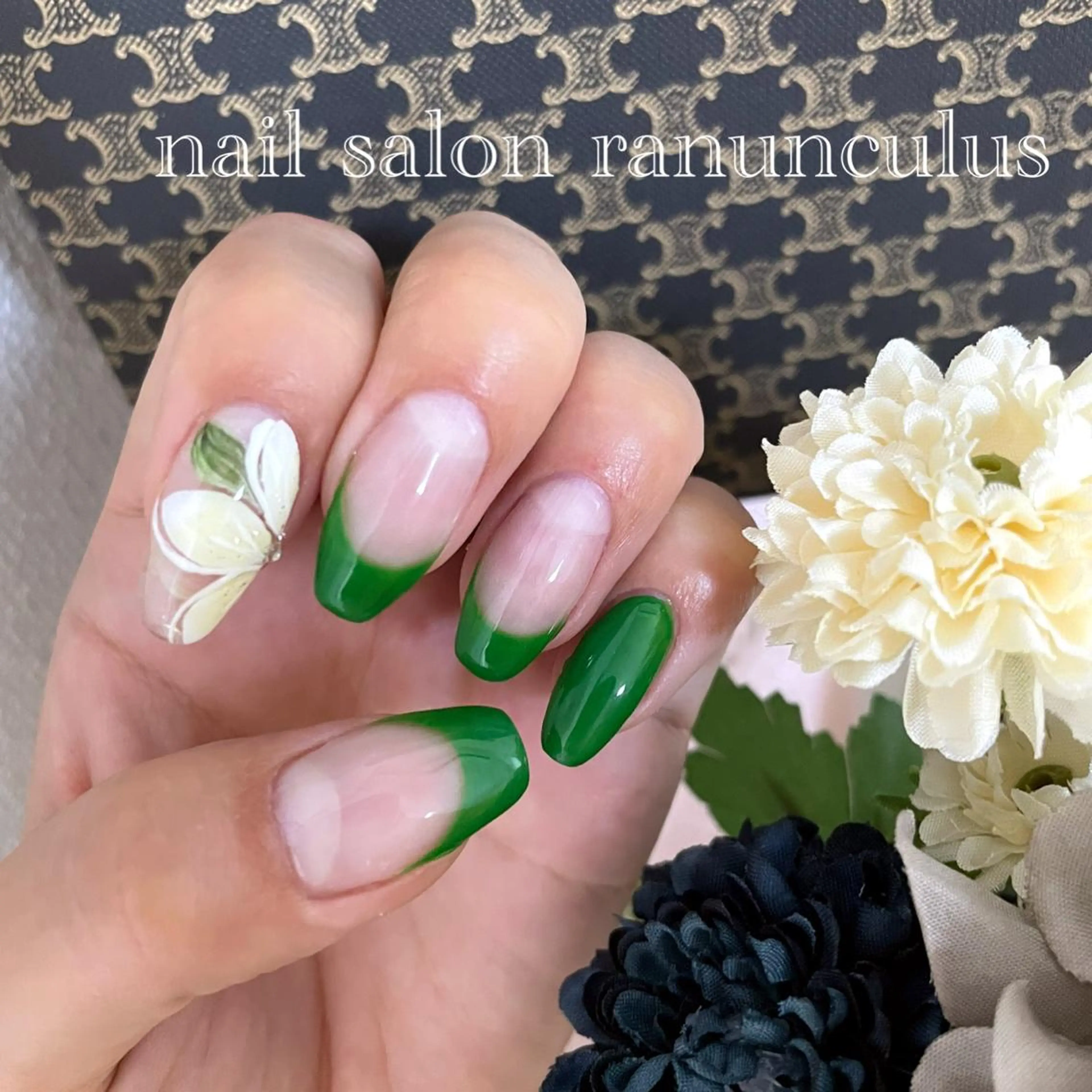 ネイル ハンドネイル nailsalon ranunculusのネイルデザイン