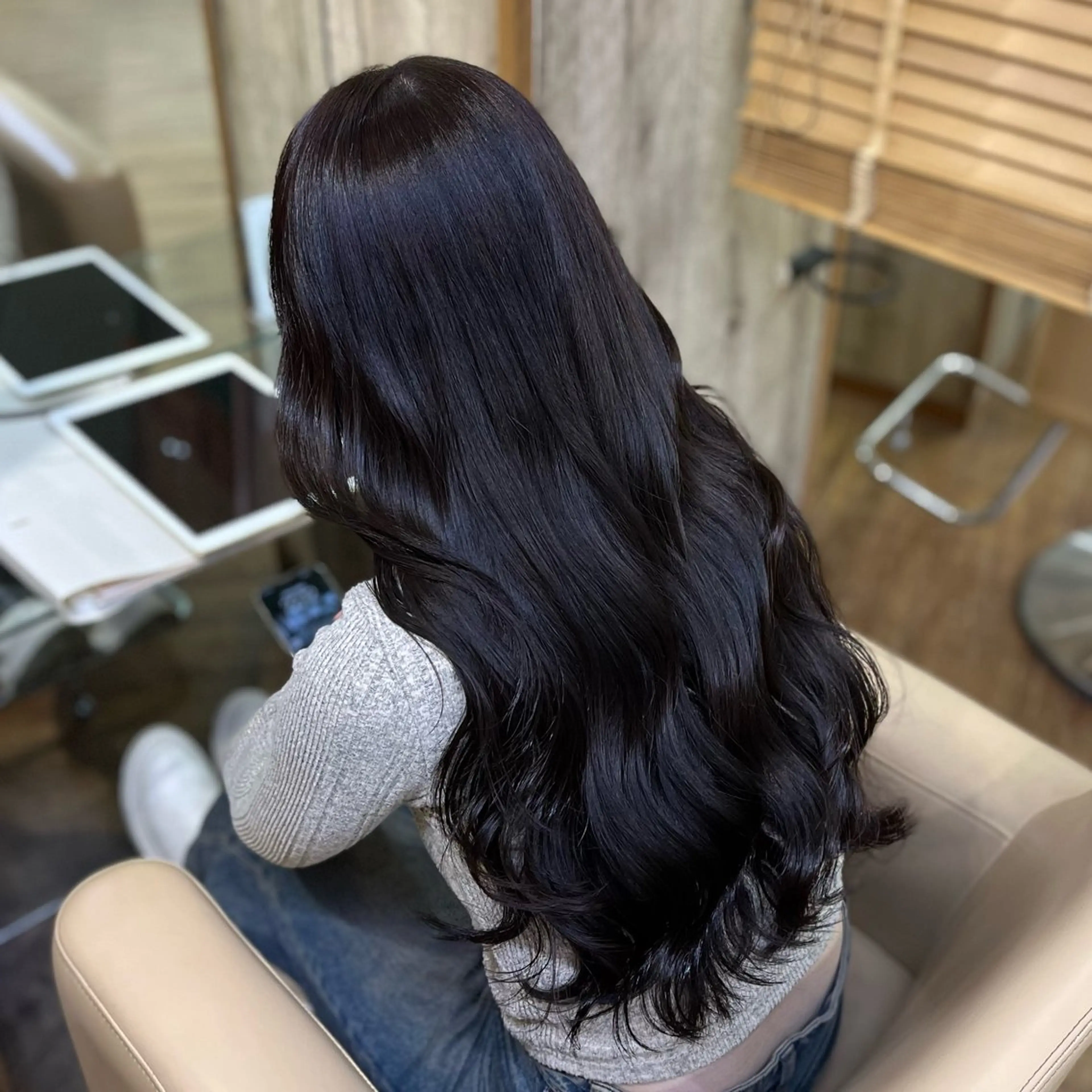 ミディアム カラー ヘアカラー 🌙ナチュラル ツヤ髪　Runa🌙のヘアスタイル