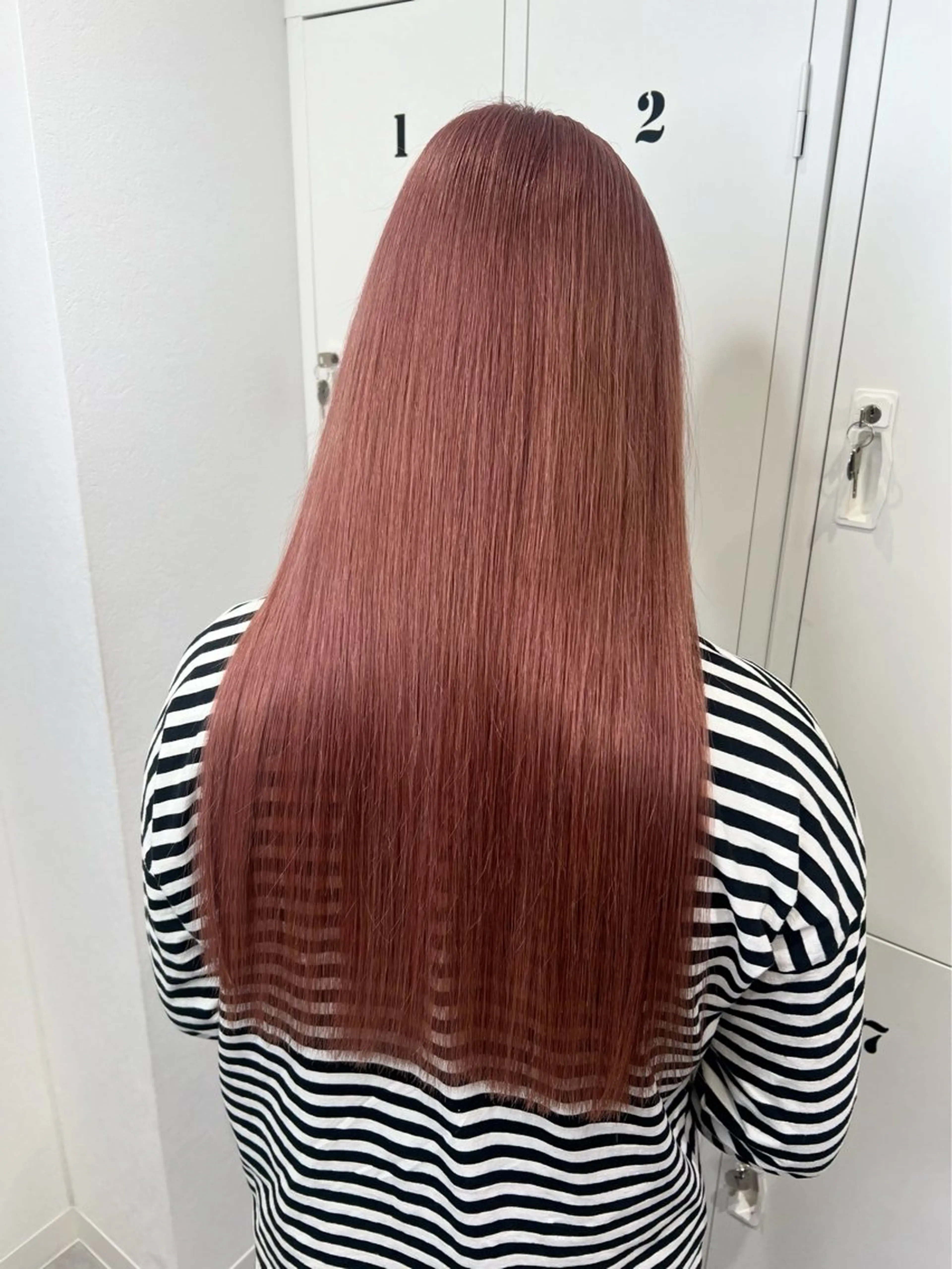 ロング カラー ベージュカラー ブリーチ 透明感カラー デザインカラー ダブルカラー カットモデル募集 八王子/kyocoのヘアスタイル