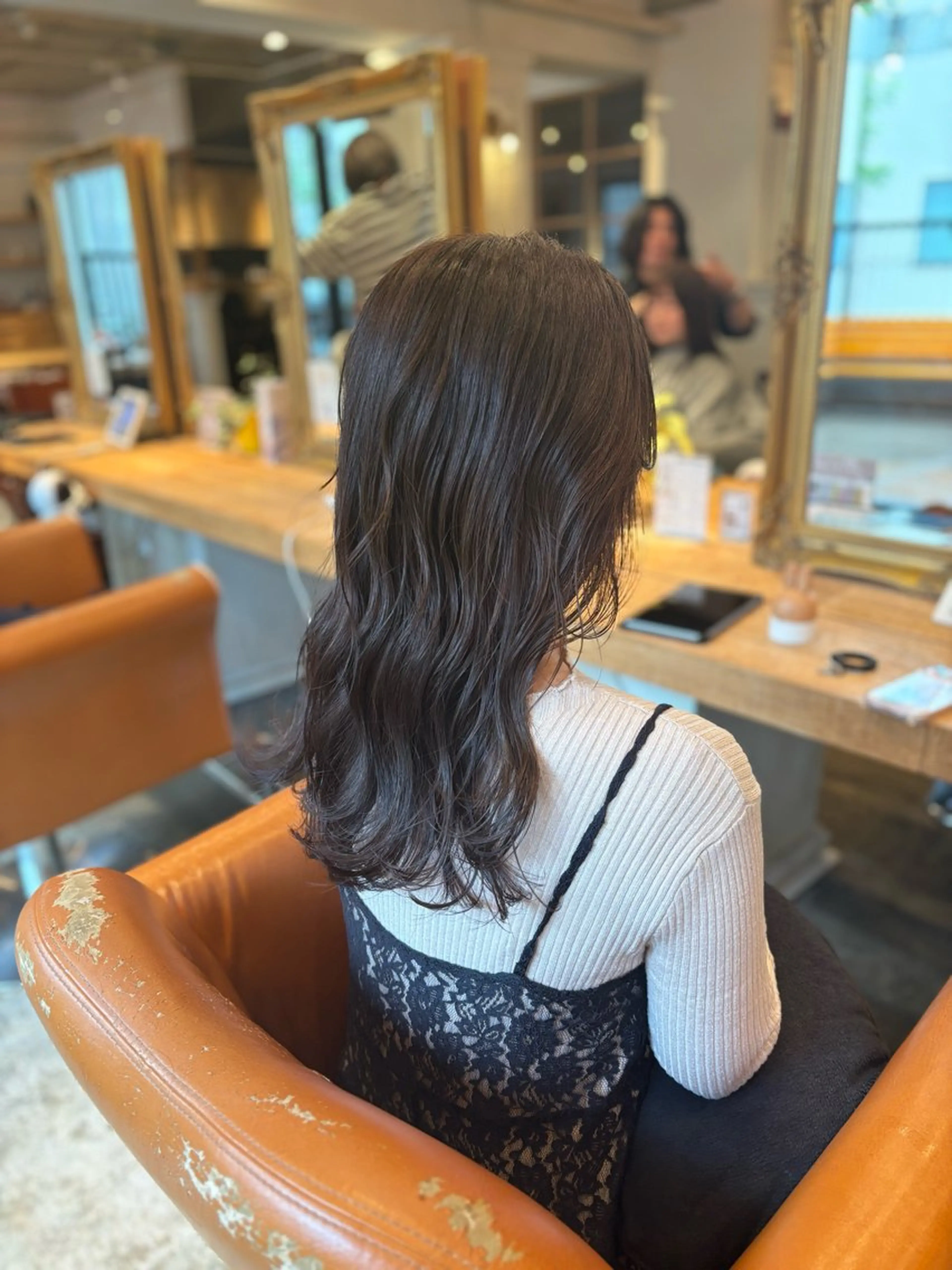 カラー ベージュカラー カット ヘアカラー トリートメント 髪質改善カラー ベージュ🤎YUMEのヘアスタイル