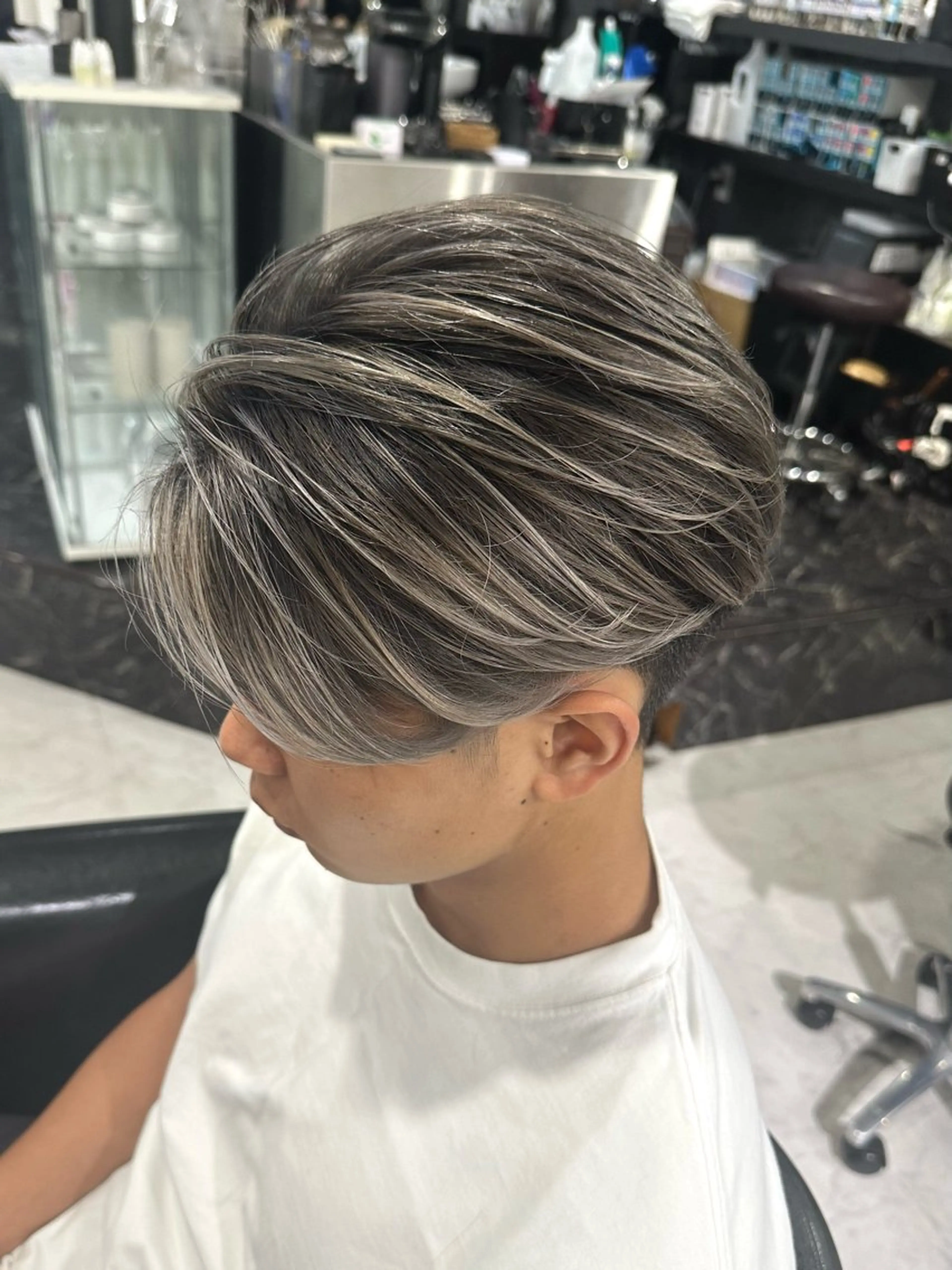 【外国人風】メンズカット＋バレイヤージュ🔥🔥＋眉カット✂️の写真