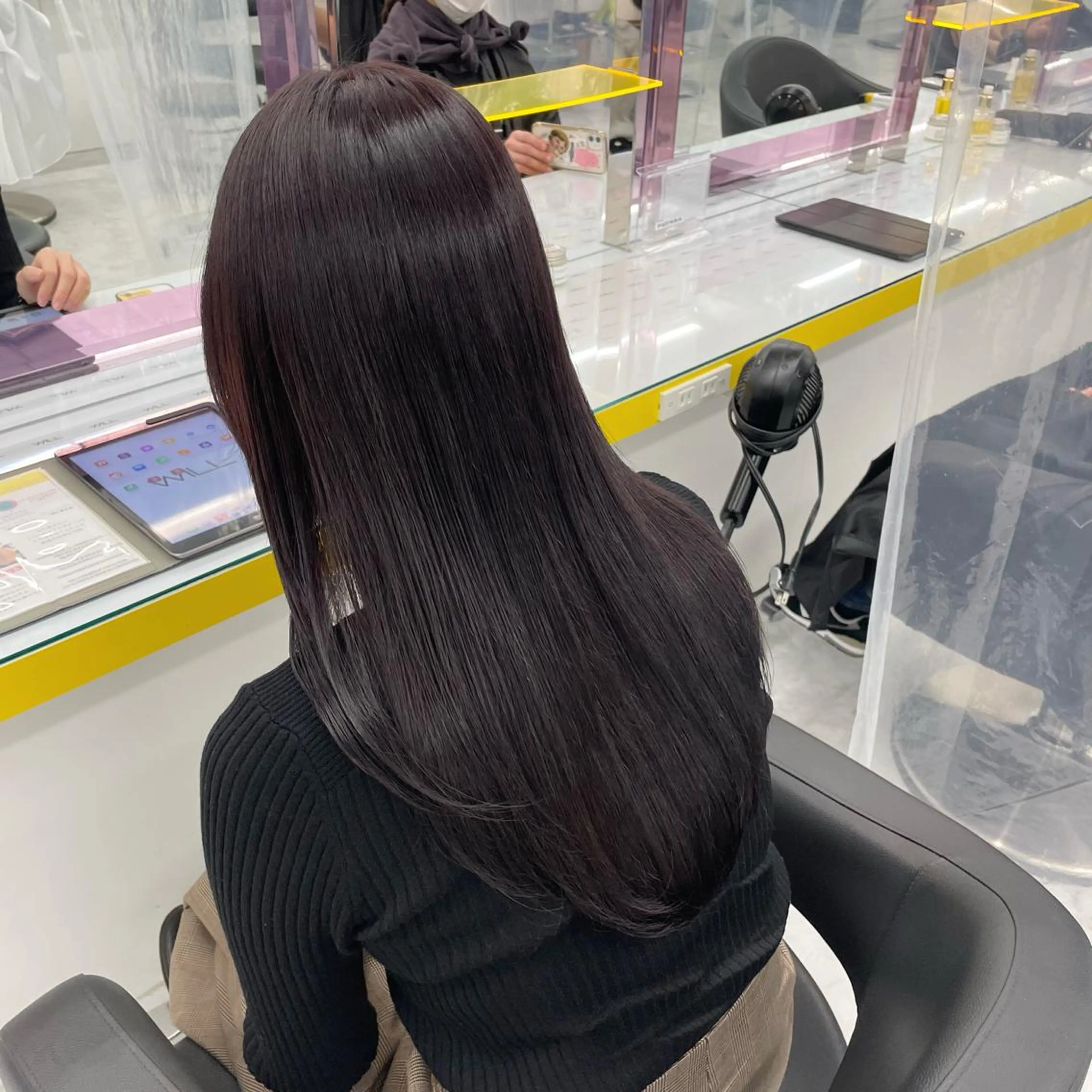 セミロング カラー パーマ ヘアアレンジ メンズ ヘアカラー トリートメント ヘッドスパ ヘアセット 💜寒色特化 門脇誠弥💜のヘアスタイル