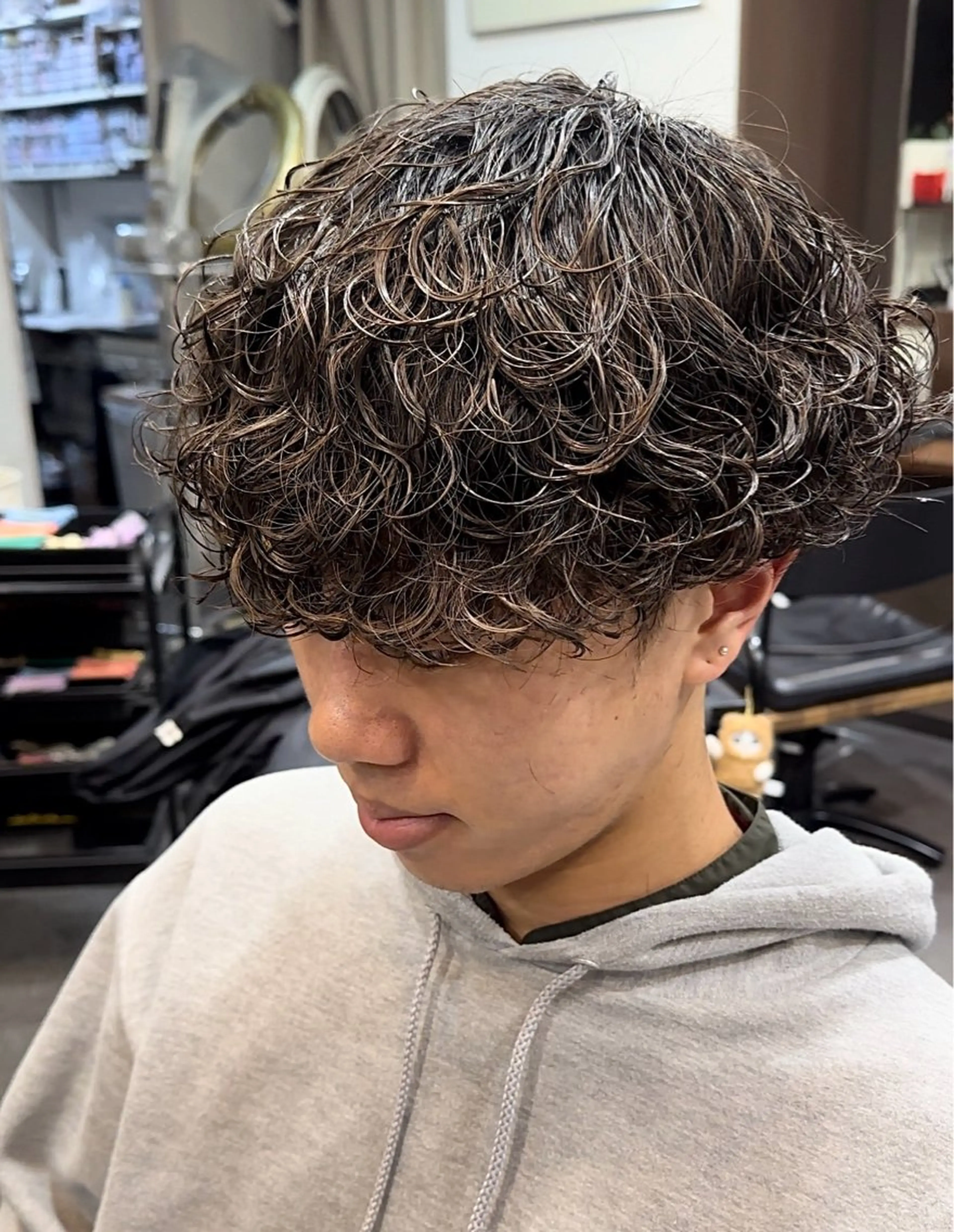 パーマ メンズ メンズパーマ 波巻きパーマ カット ヘアカラー パーマ 縮毛矯正 年間2000名担当◎ パーマ職人/仲原佑樹のヘアスタイル