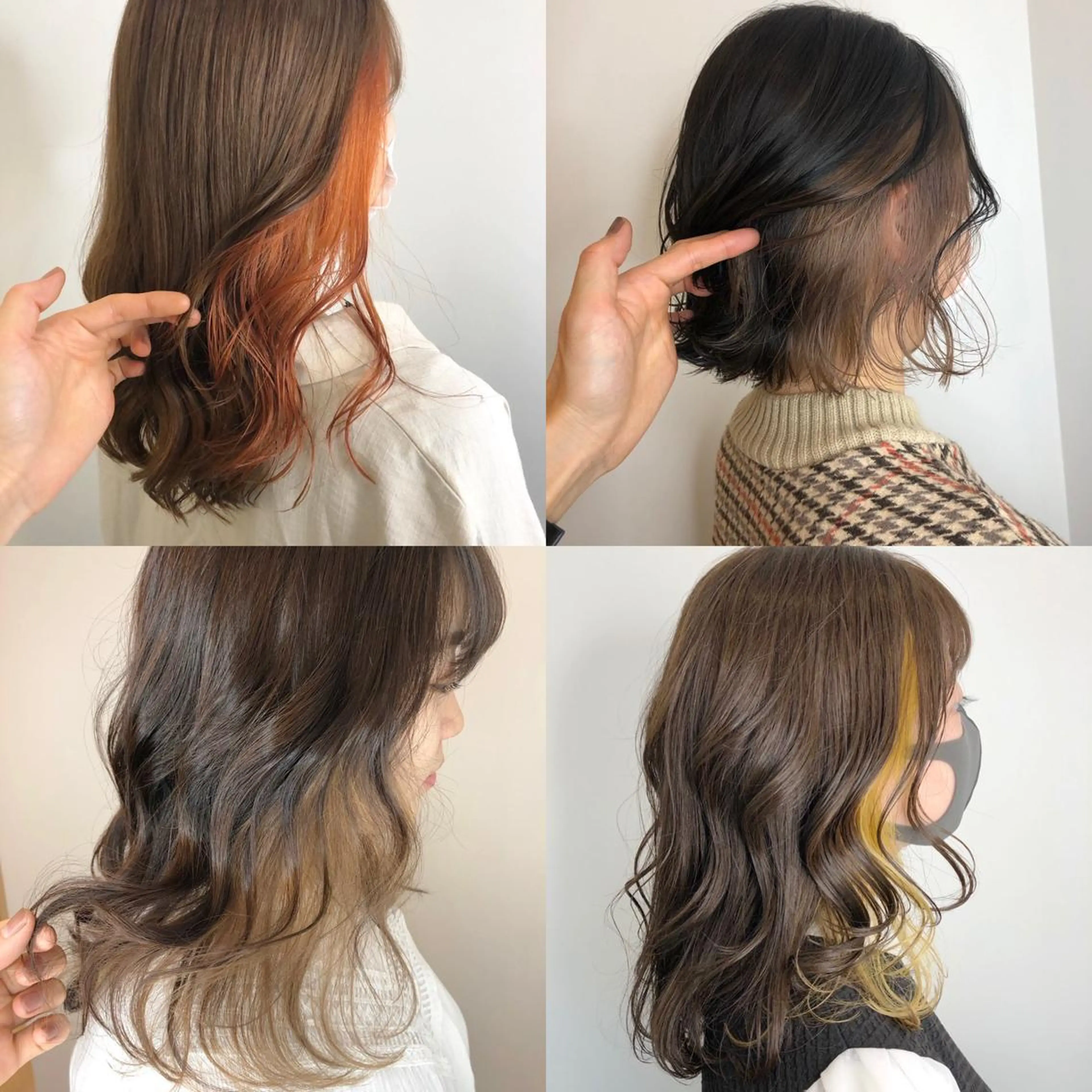 ミディアム カラー ヘアカラー トリートメント ☘️em HAIR 内藤光哉🍀のヘアスタイル