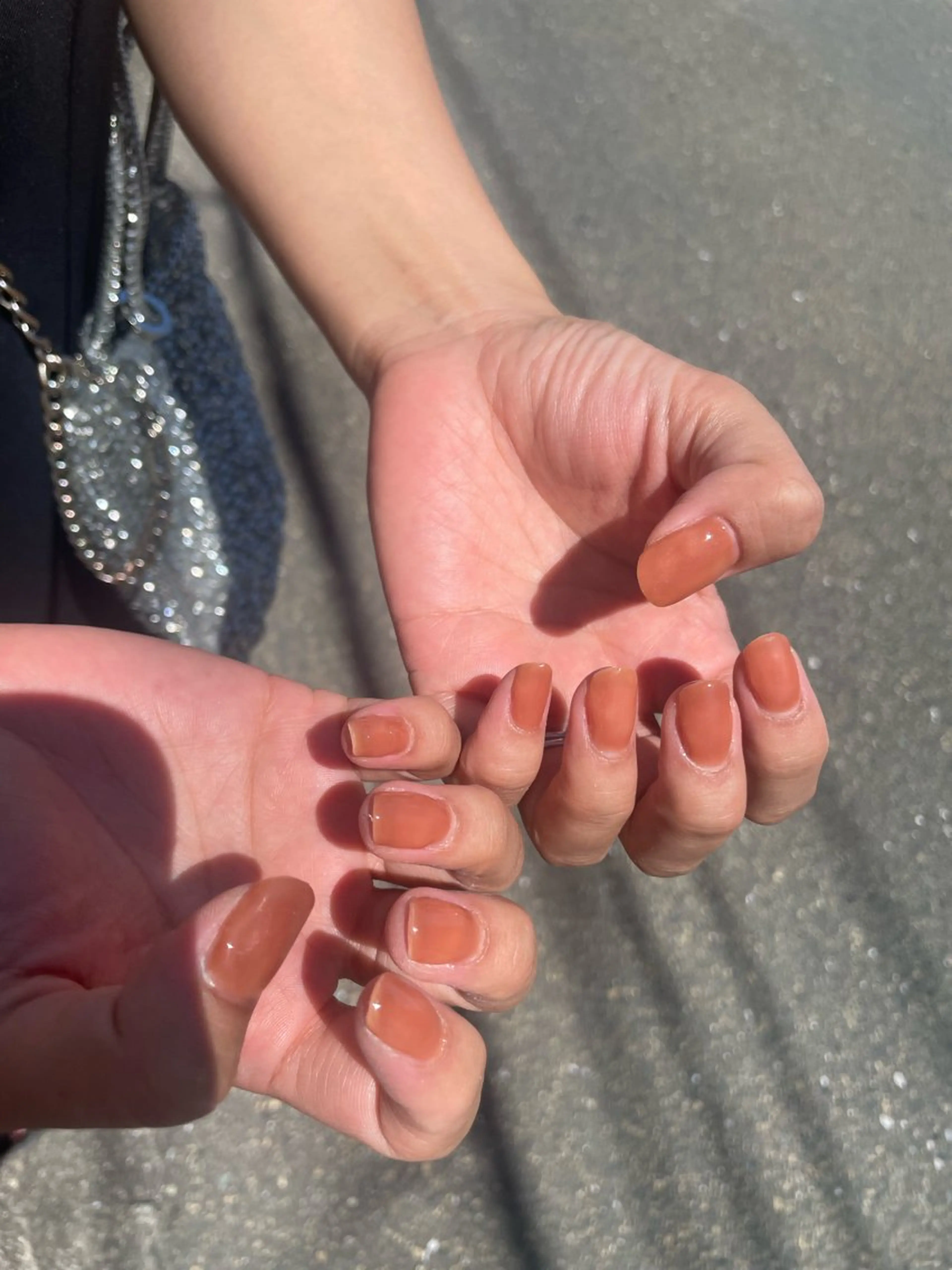 無料オフあり💅ワンカラーハンドモデルの写真