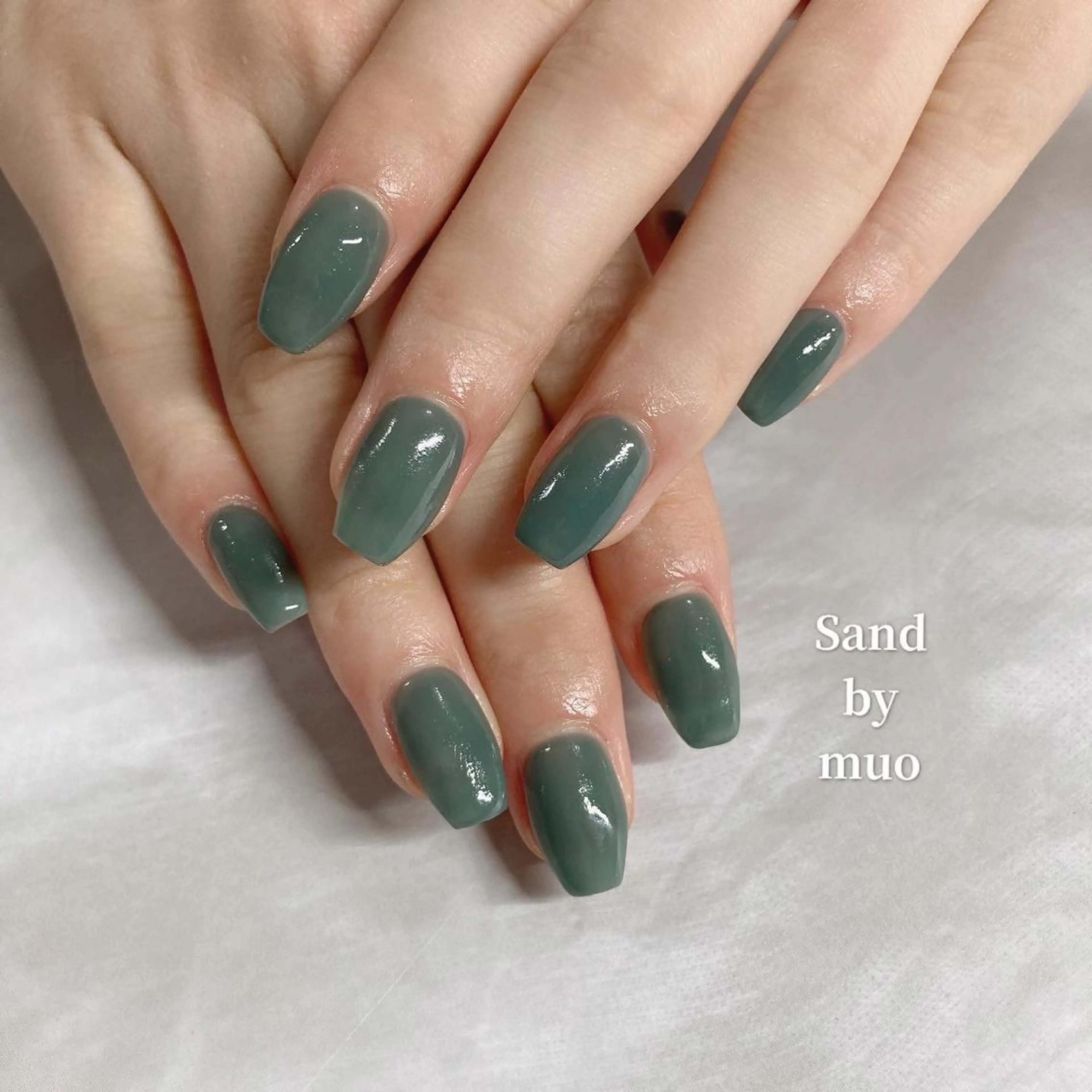 ネイル ワンカラーネイル Sand by muoのネイルデザイン